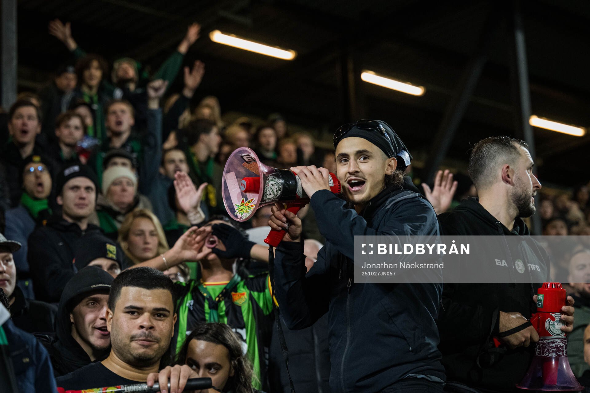 GAIS Amin Boudri på läktaren