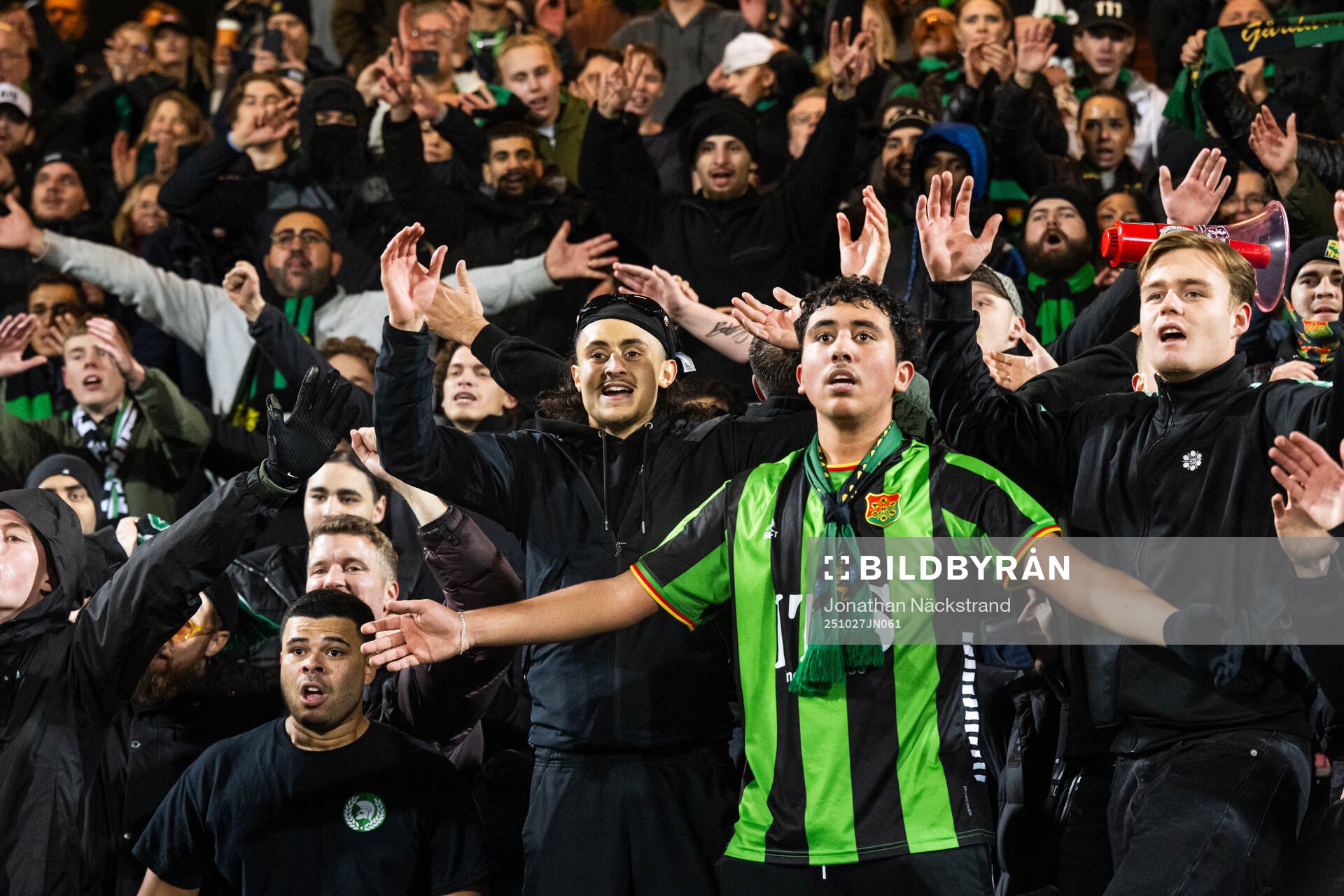 GAIS Amin Boudri på läktaren