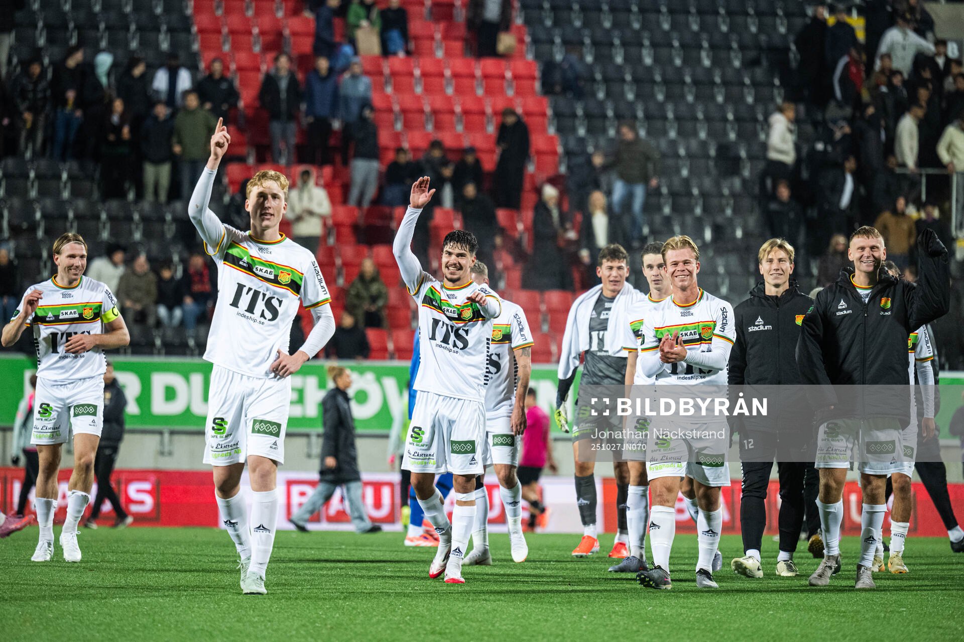 GAIS spelare jublar