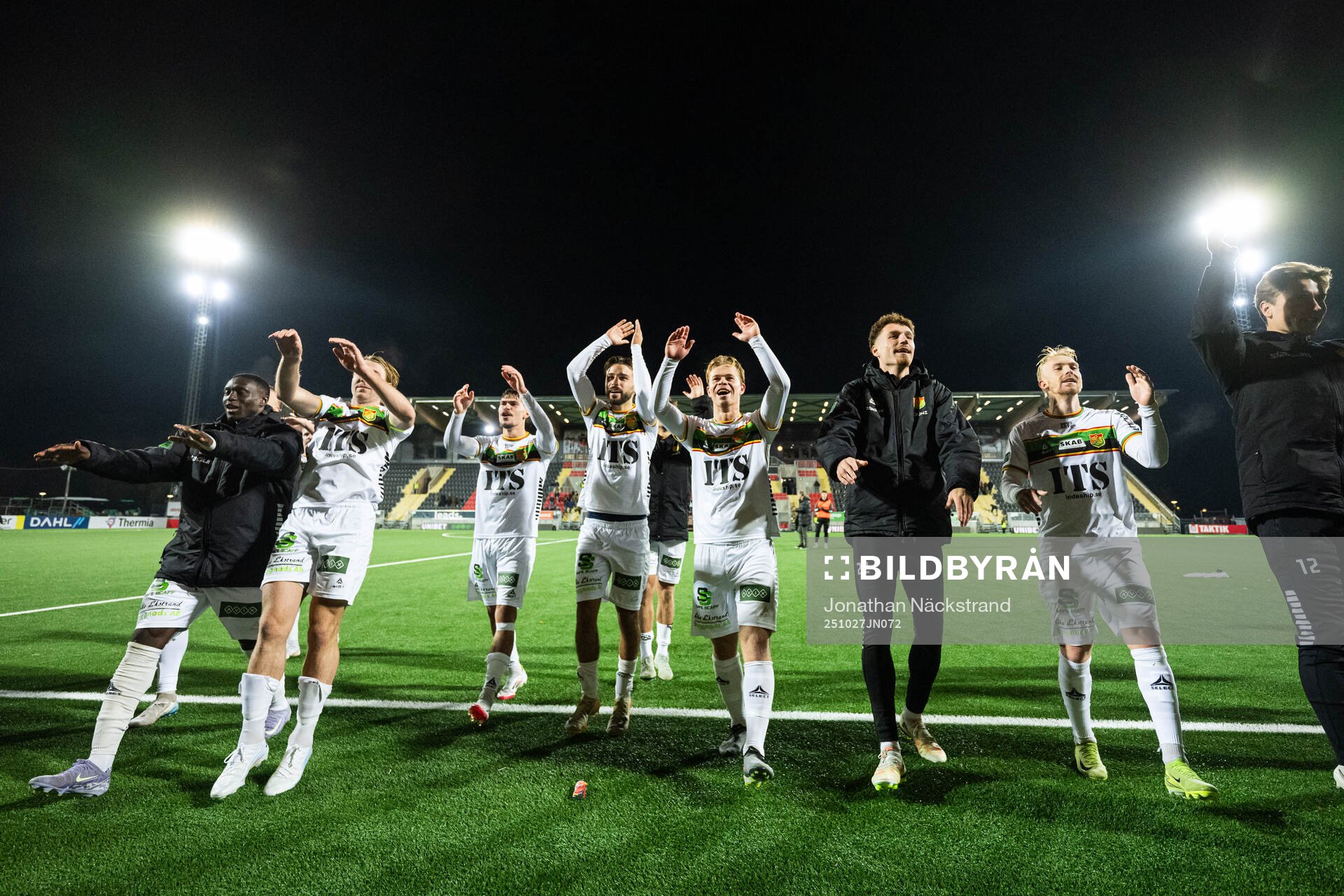 GAIS spelare jublar
