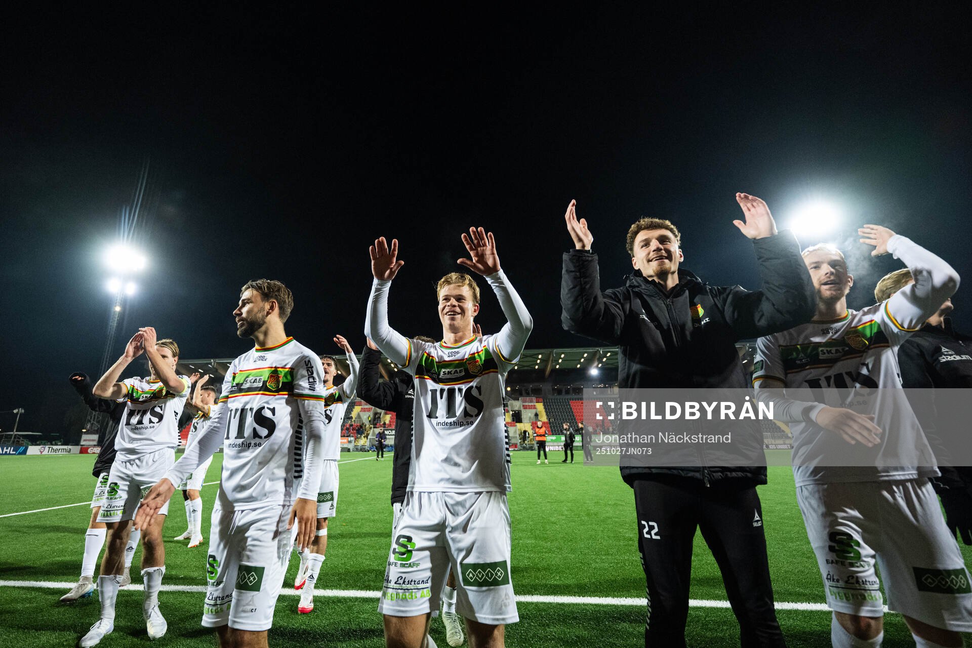 GAIS spelare jublar