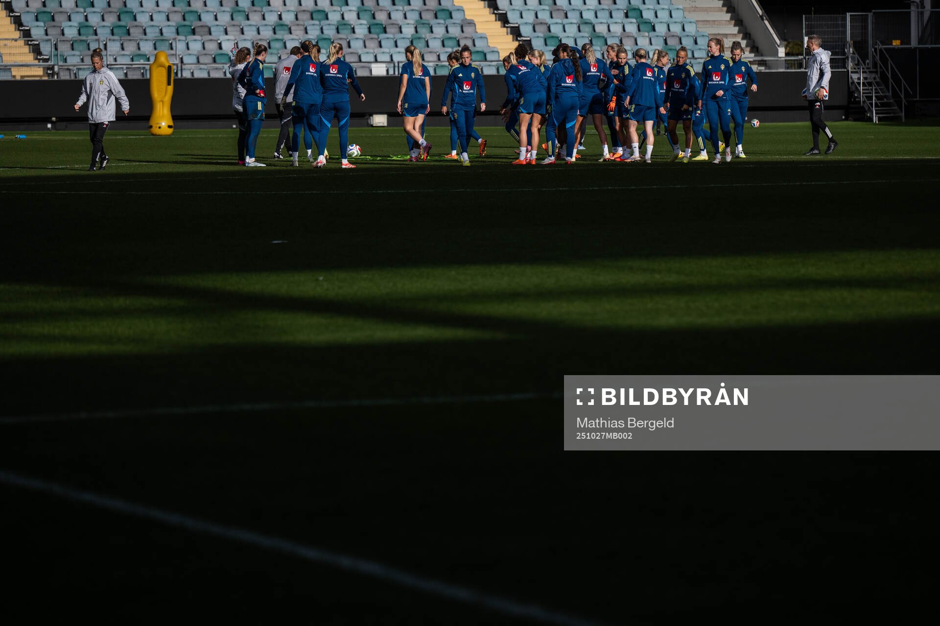 Players of the Swedish women's national football team