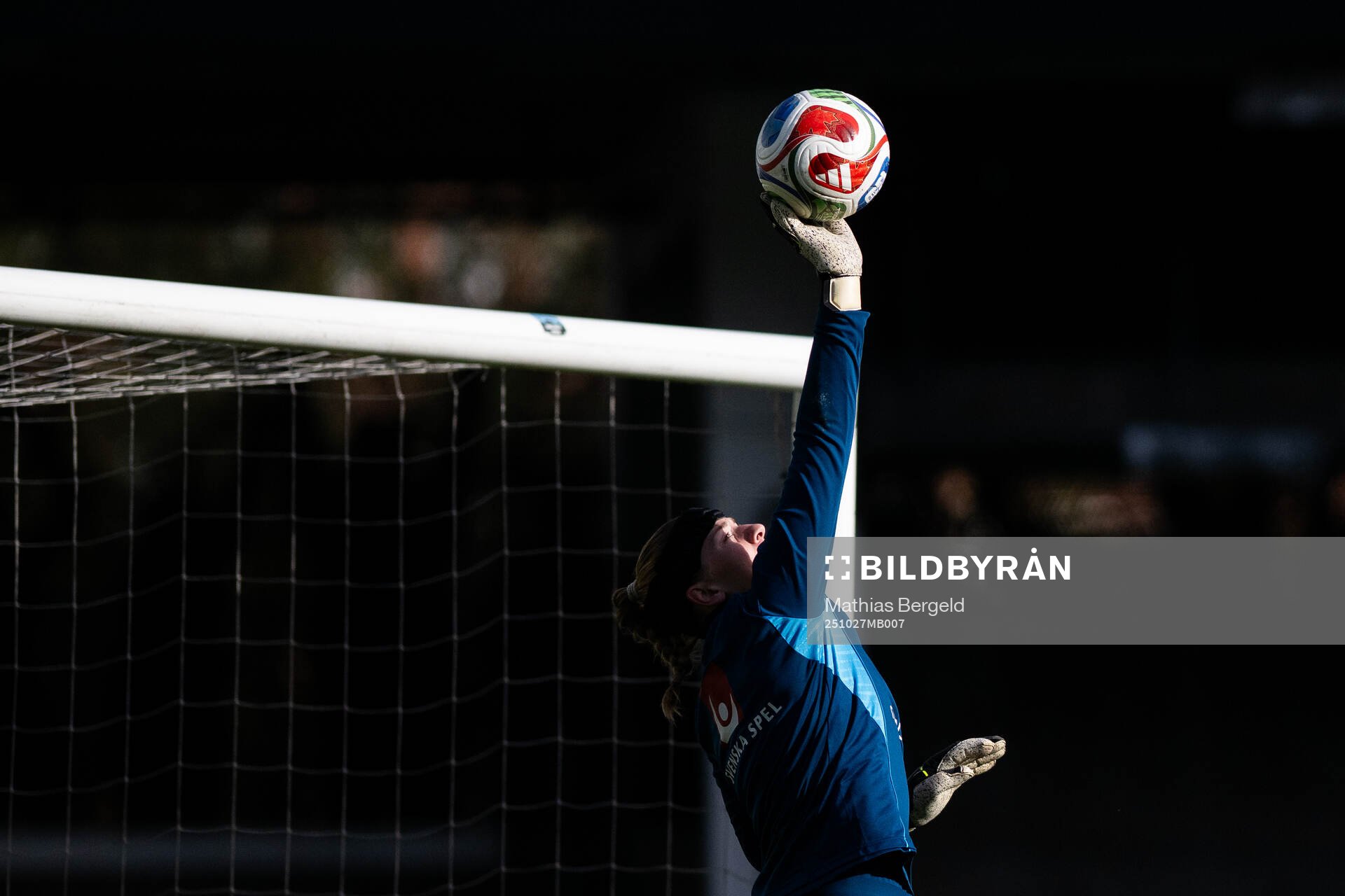 Goalkeeper Tove Enblom of the Swedish women's national