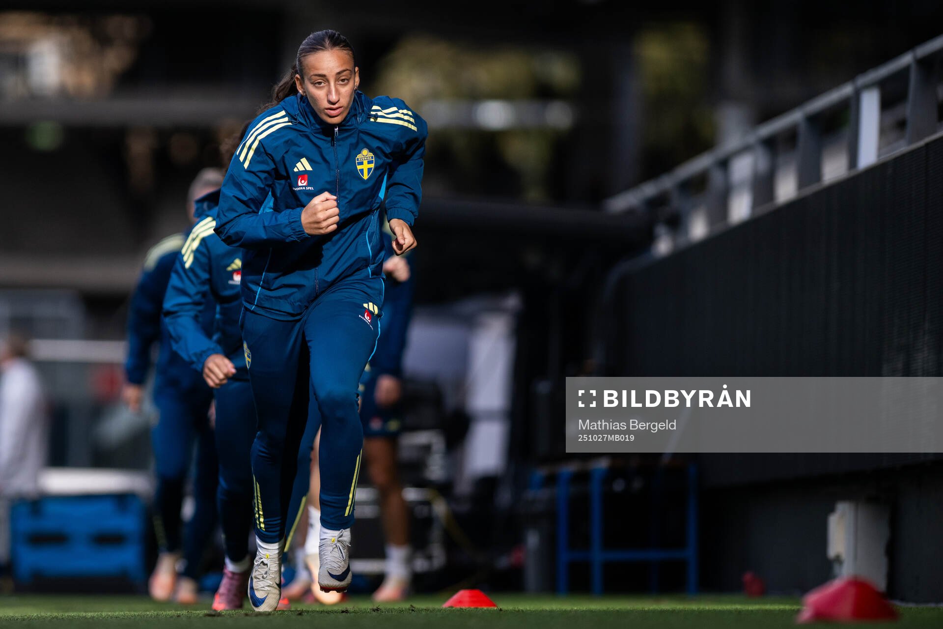 Rosa Kafaji of the Swedish women's national football team