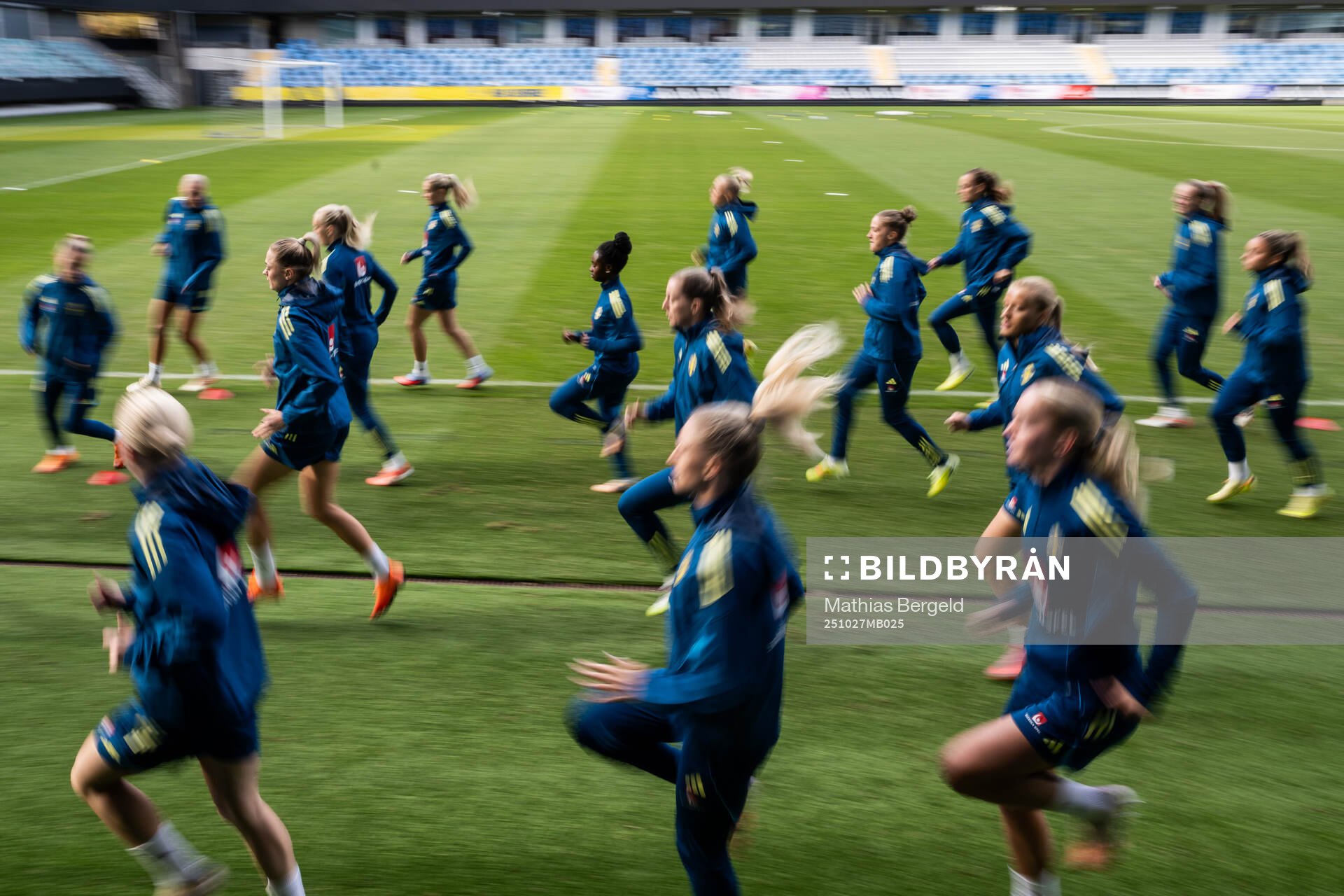Players of the Swedish women's national football team