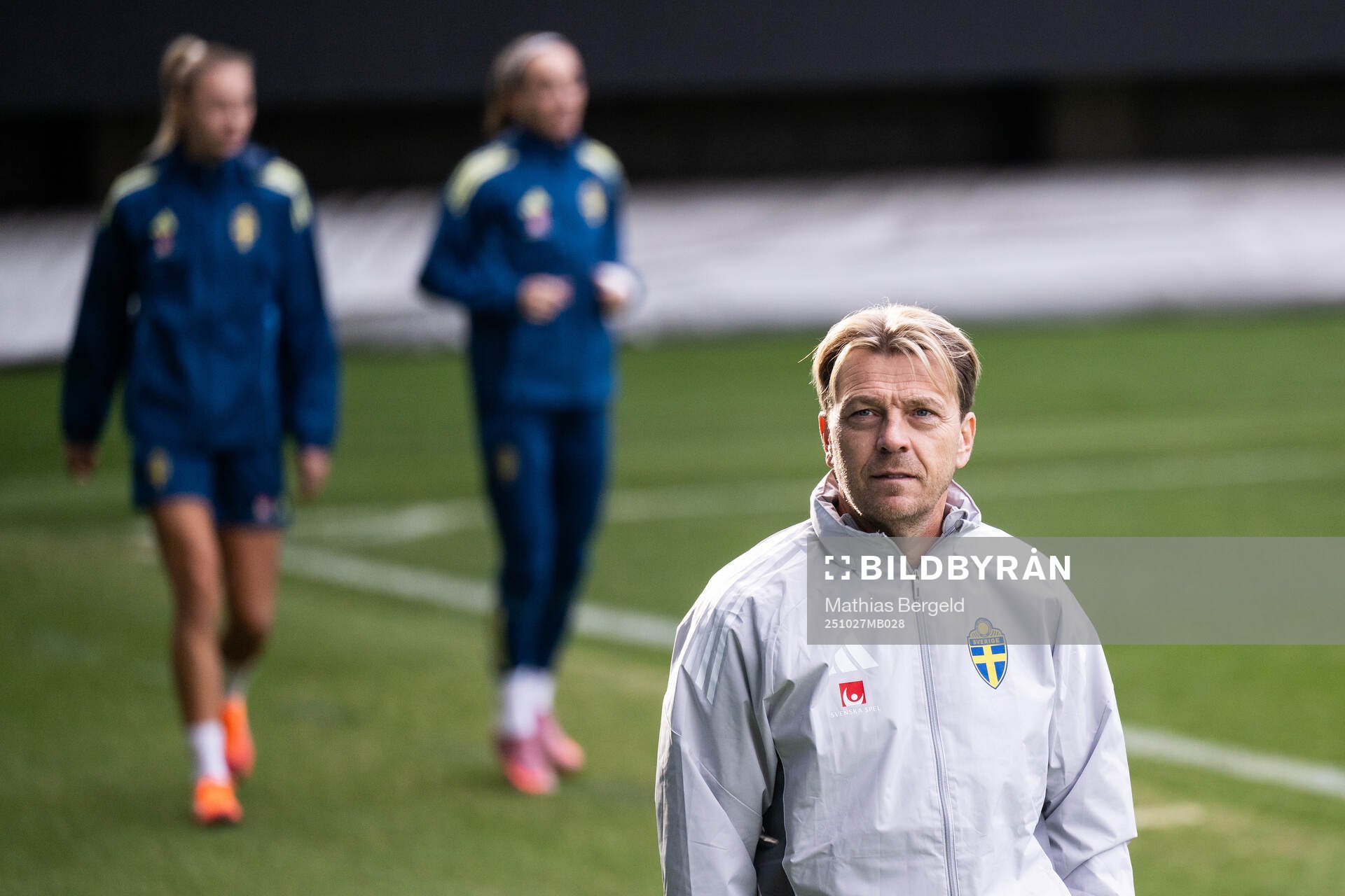 Head coach Tony Gustavsson of the Swedish women's national