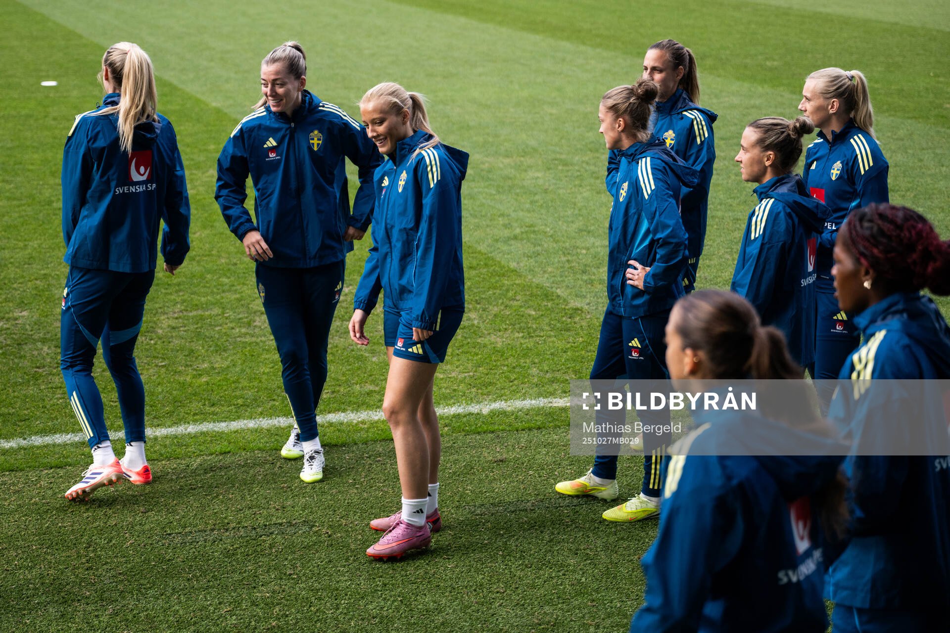 Linda Sembrant and Smilla Holmberg of the Swedish women's