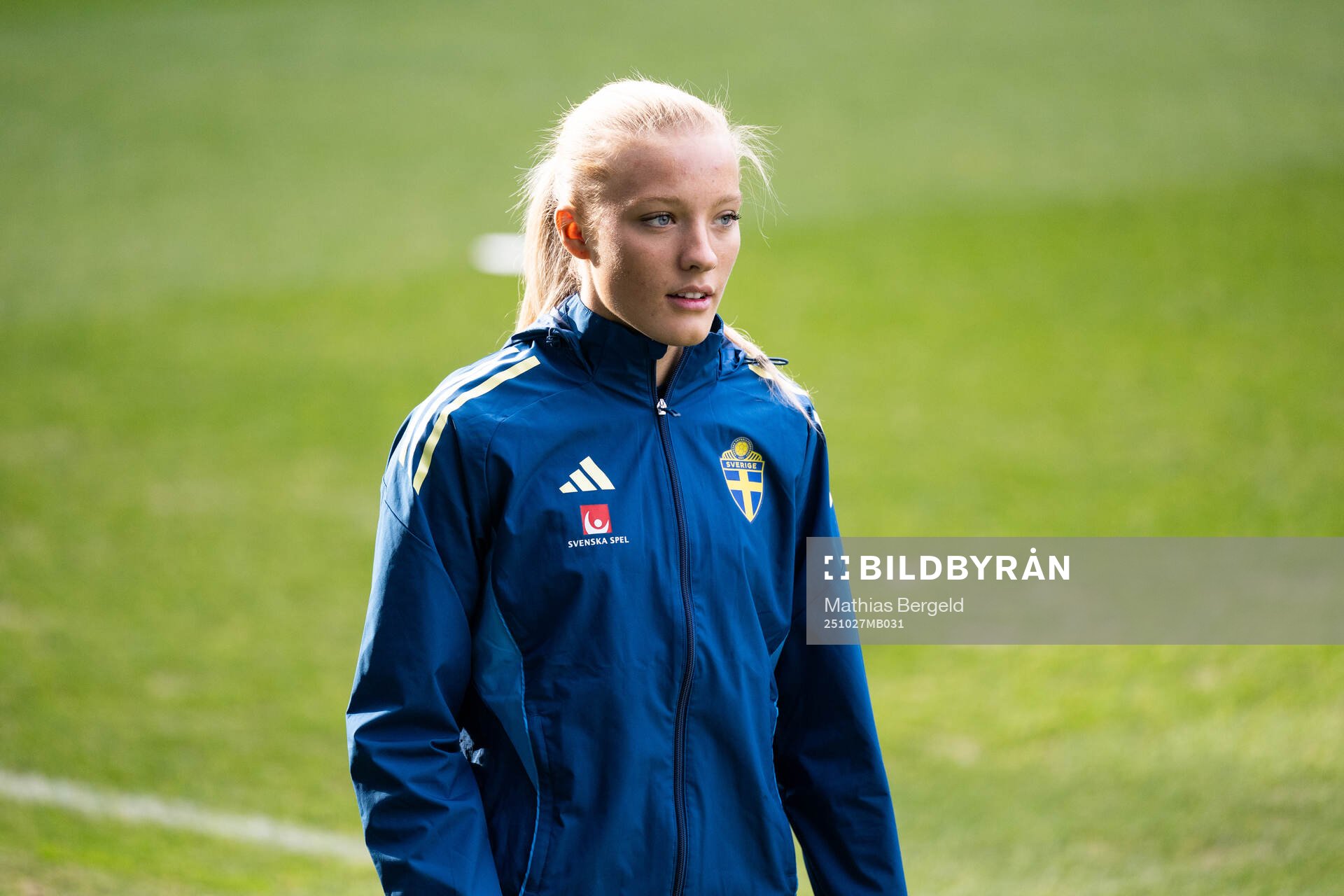 Smilla Holmberg of the Swedish women's national football