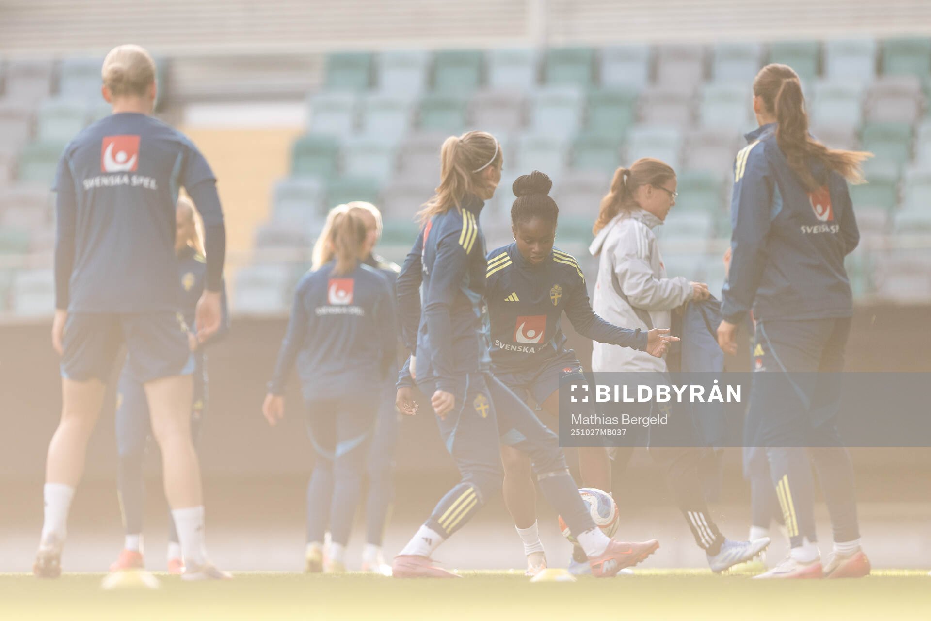 Monica Jusu Bah of the Swedish women's national football