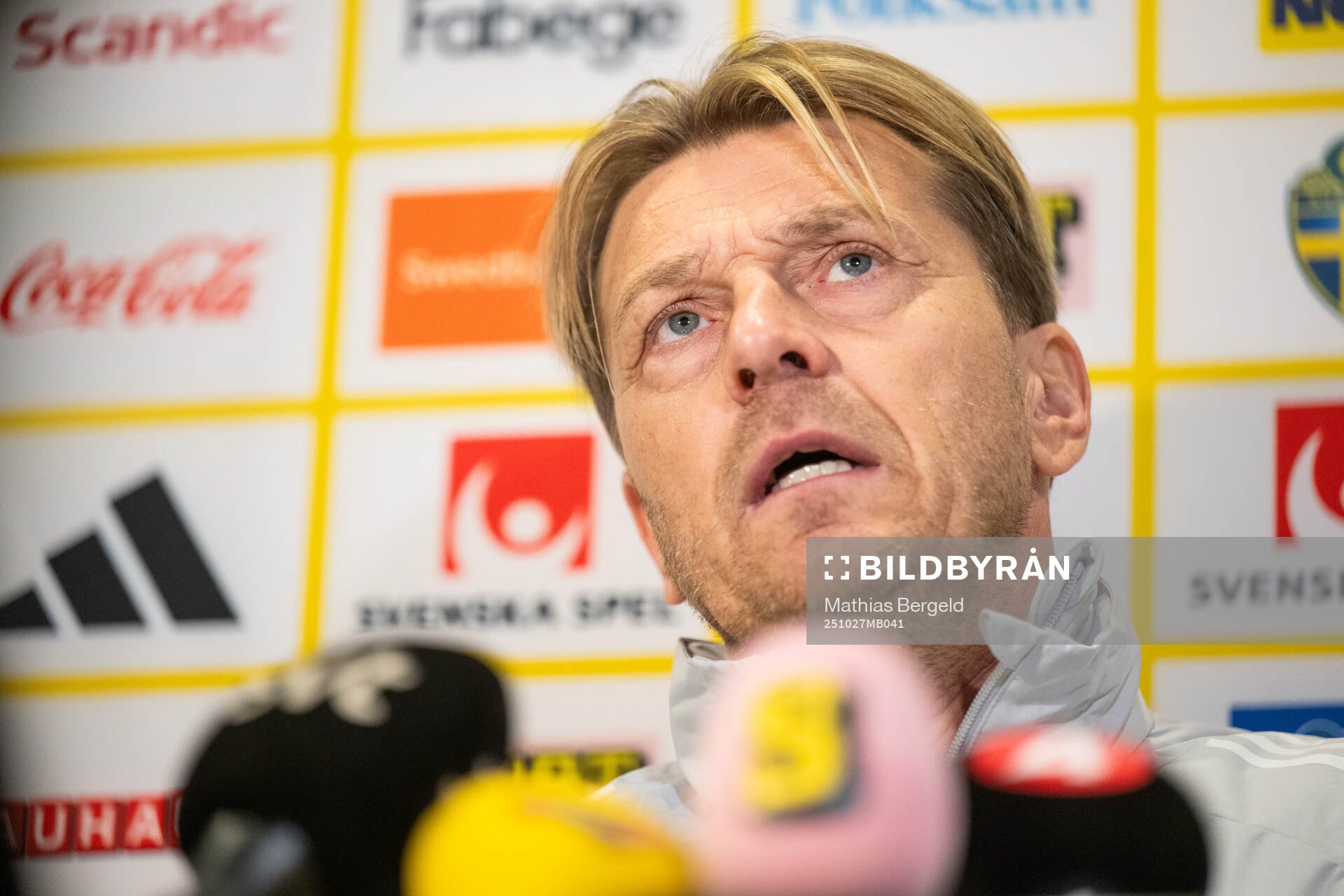 Head coach Tony Gustavsson of the Swedish women's national