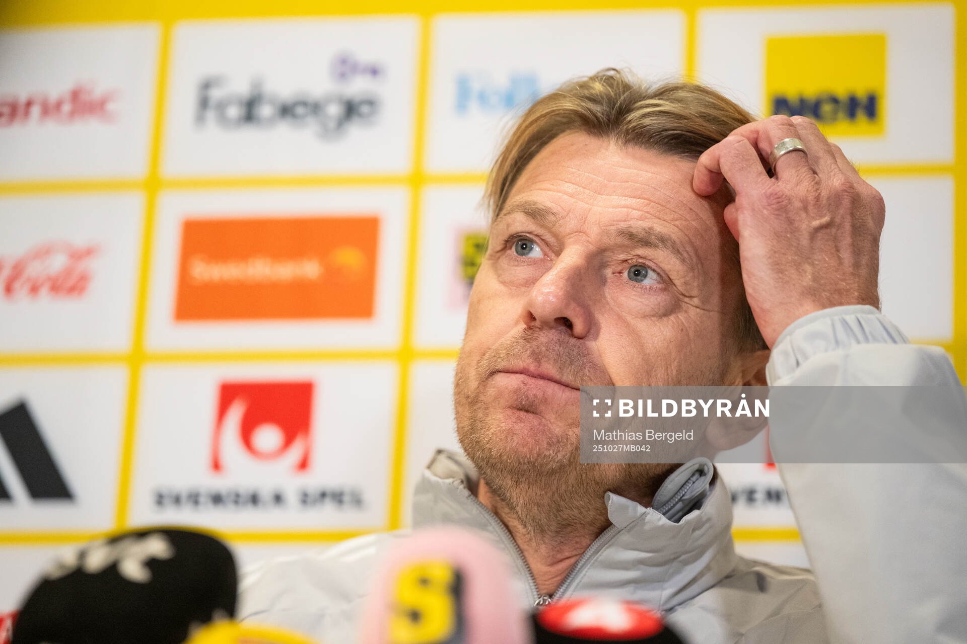 Head coach Tony Gustavsson of the Swedish women's national
