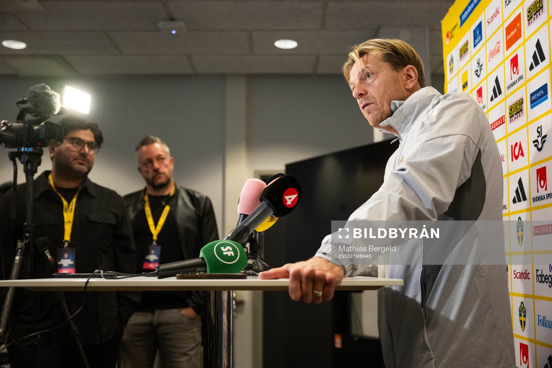 Head coach Tony Gustavsson of the Swedish women's national