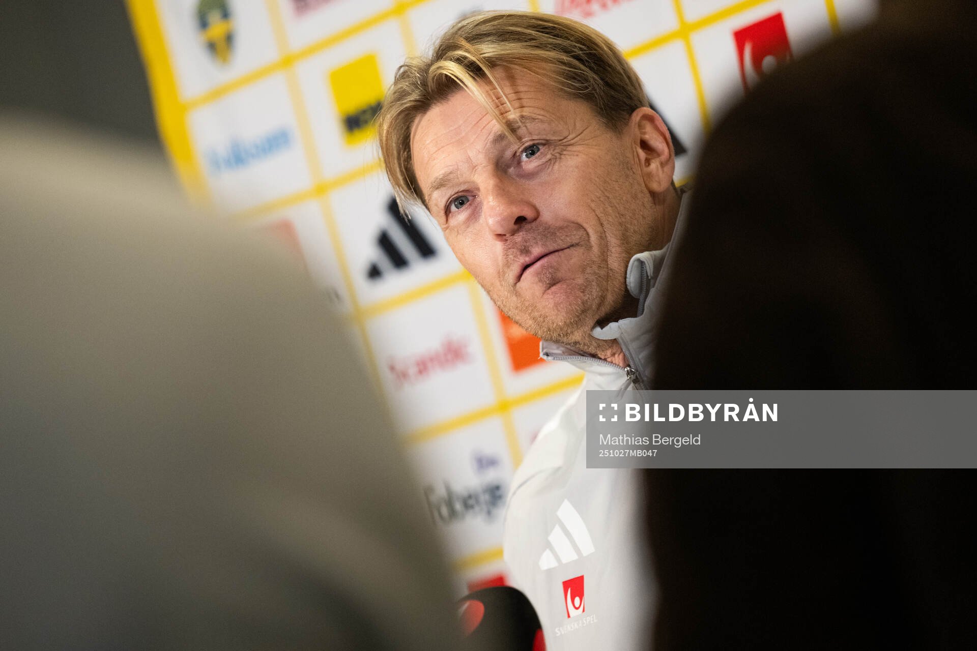 Head coach Tony Gustavsson of the Swedish women's national