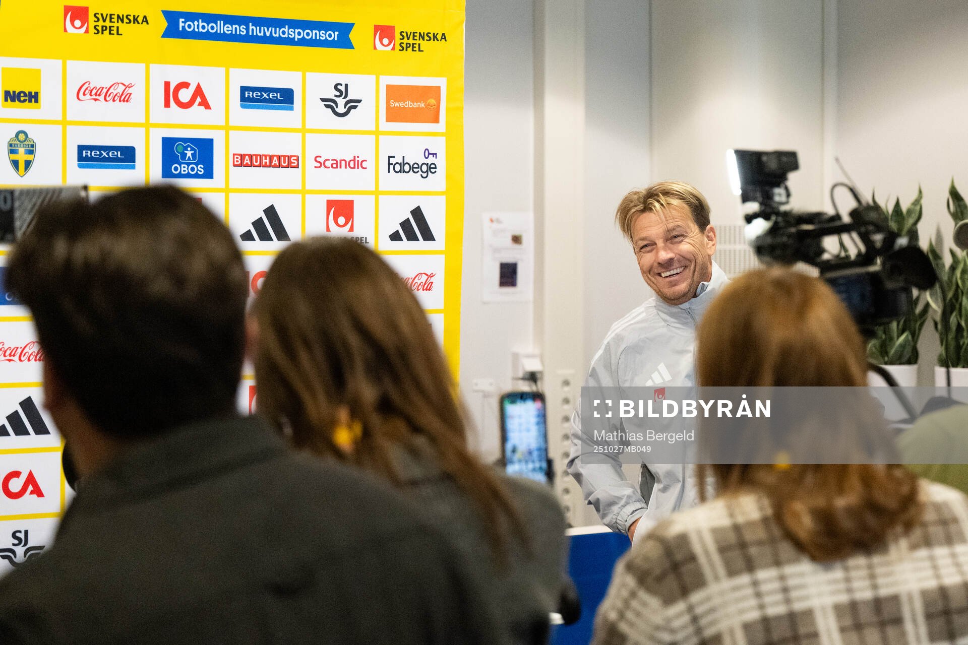 Head coach Tony Gustavsson of the Swedish women's national