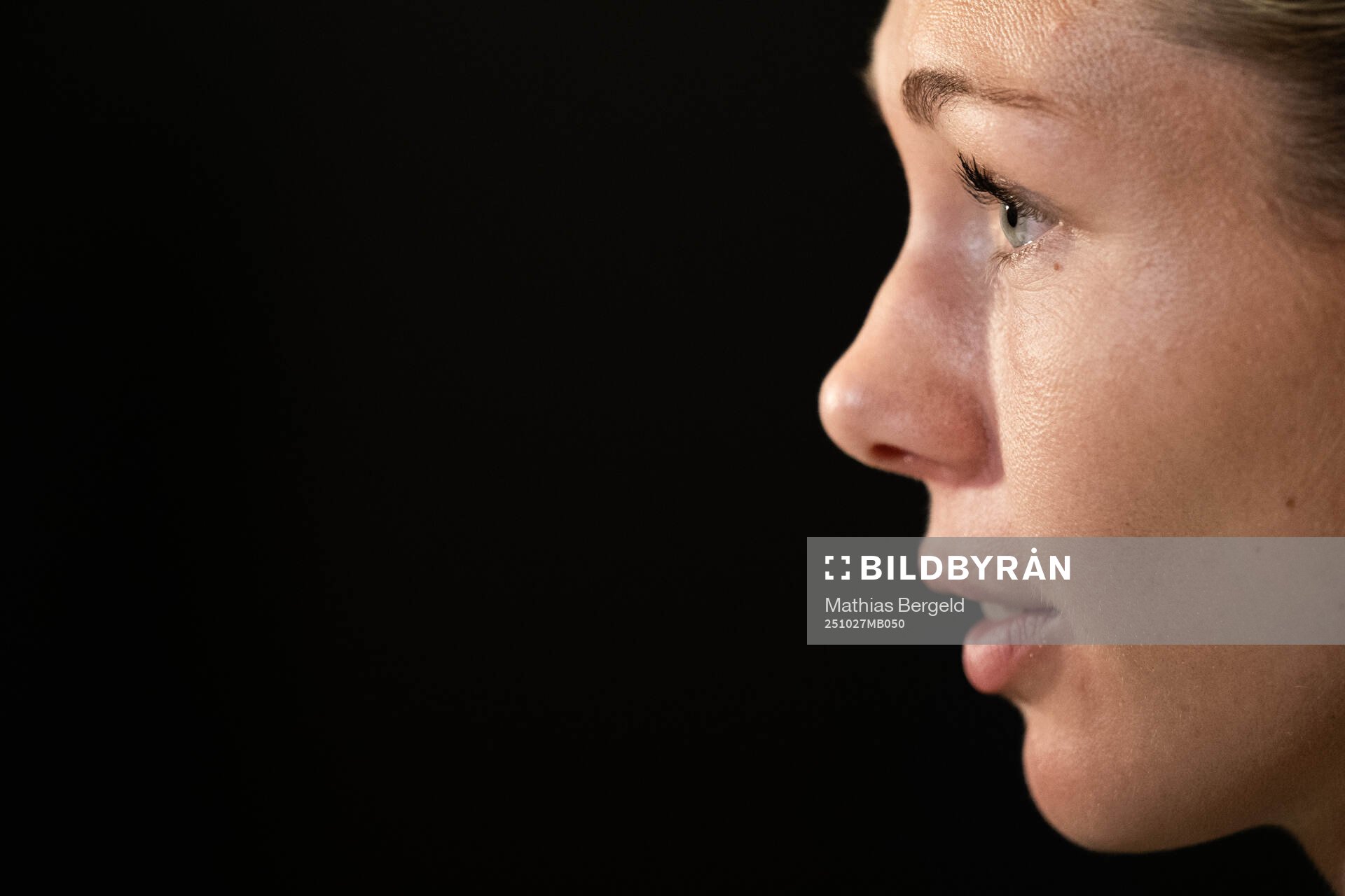 Goalkeeper Jennifer Falk of the Swedish women's national