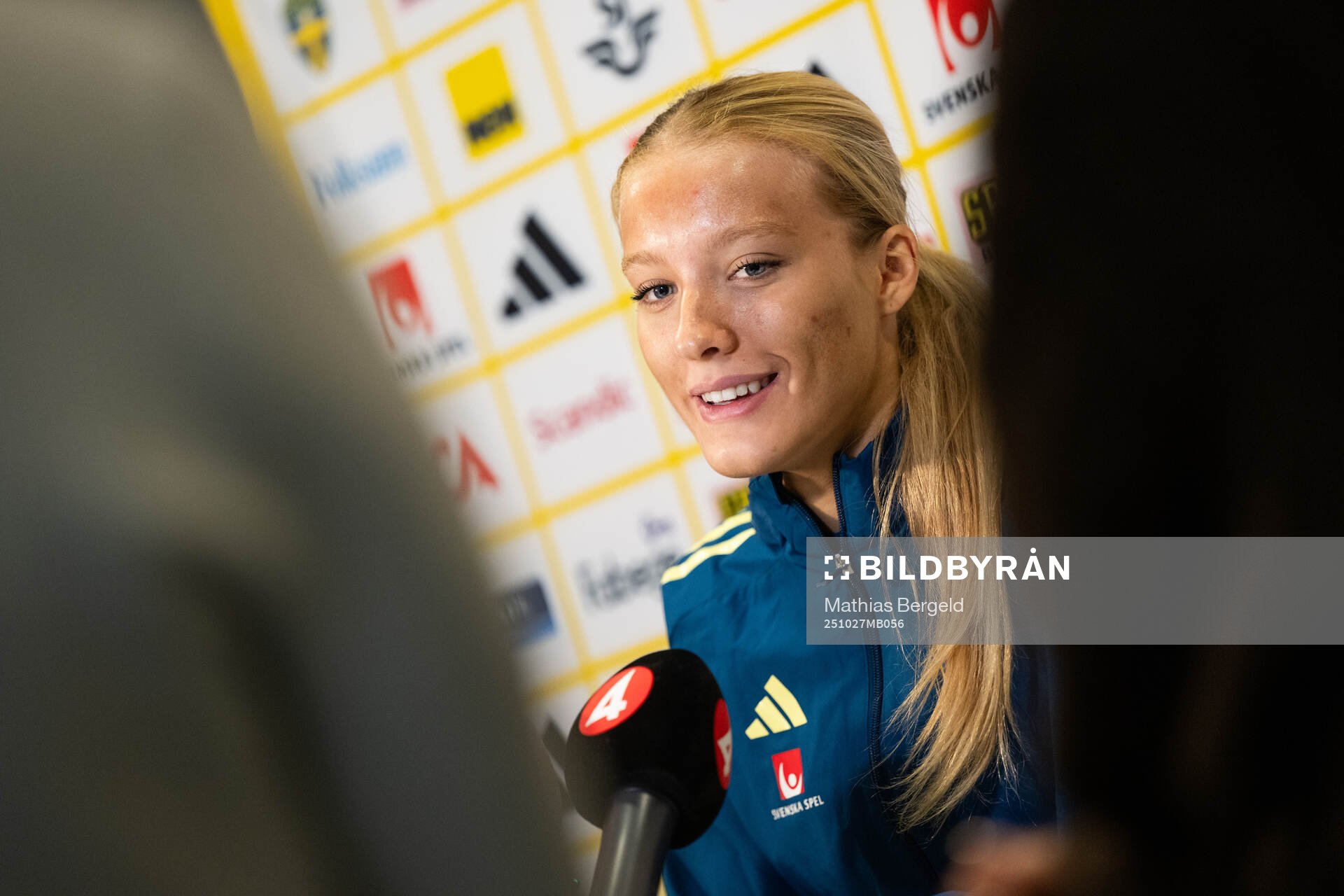 Smilla Holmberg of the Swedish women's national football