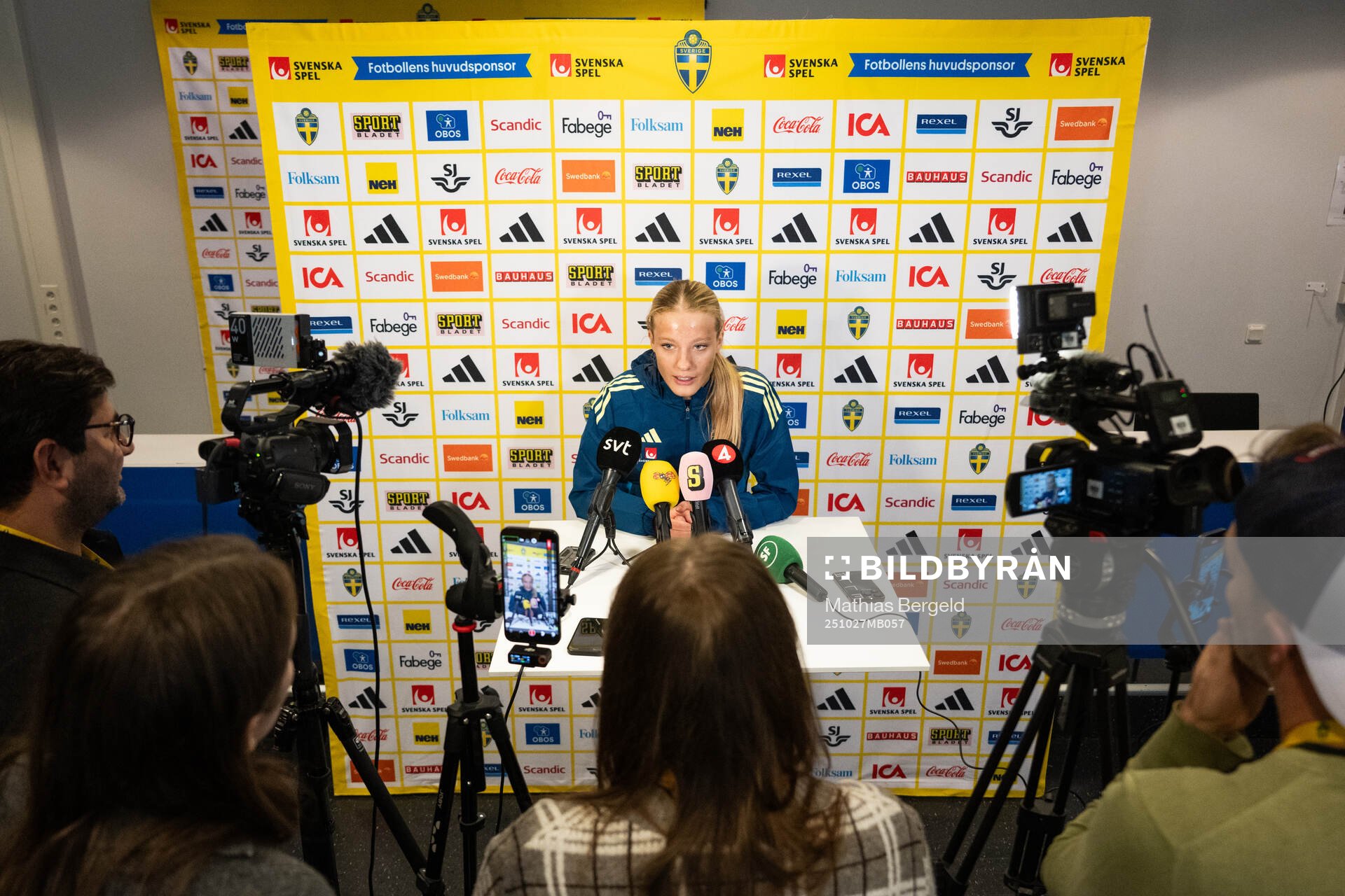 Smilla Holmberg of the Swedish women's national football