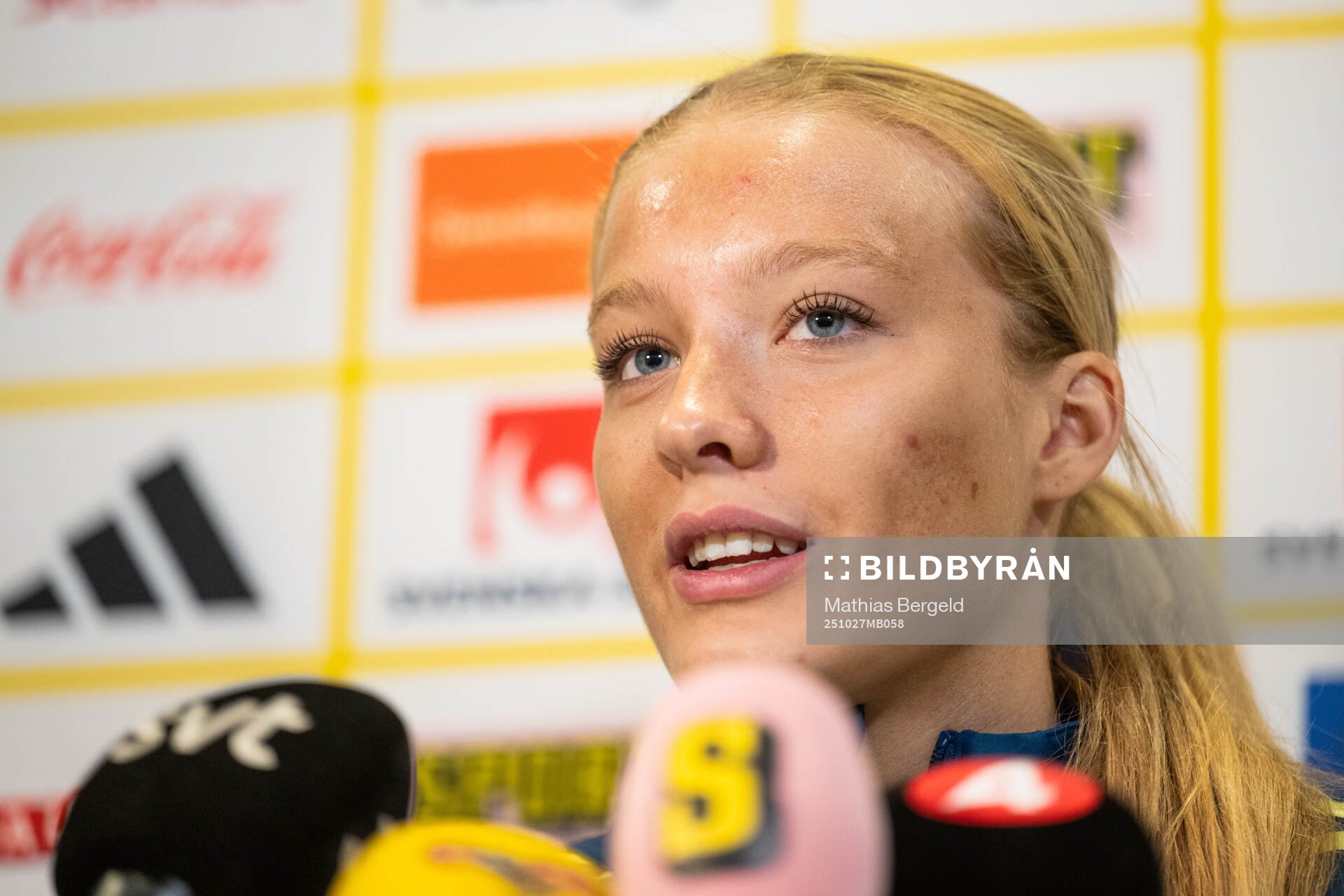 Smilla Holmberg of the Swedish women's national football