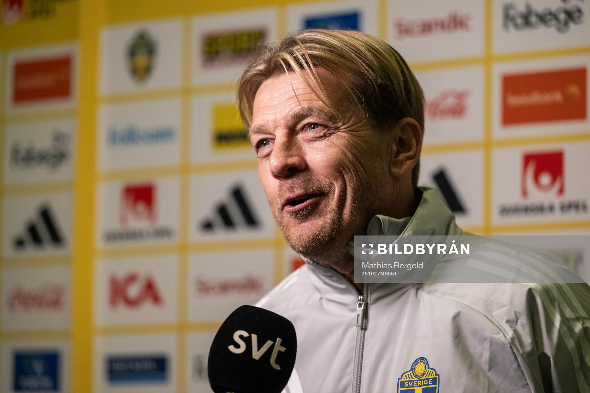 Head coach Tony Gustavsson of the Swedish women's national