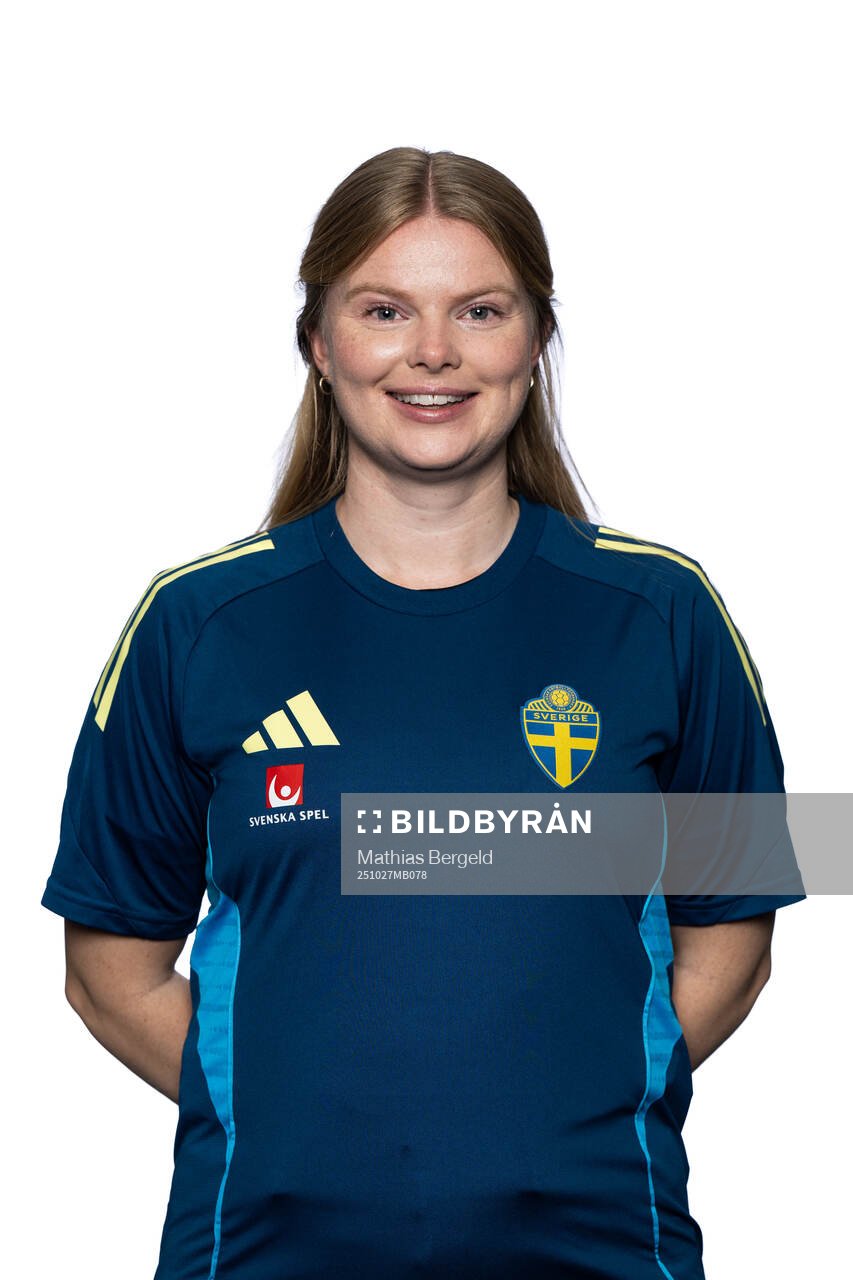 Assistant Team Manager Clara Nordin of the Swedish women's