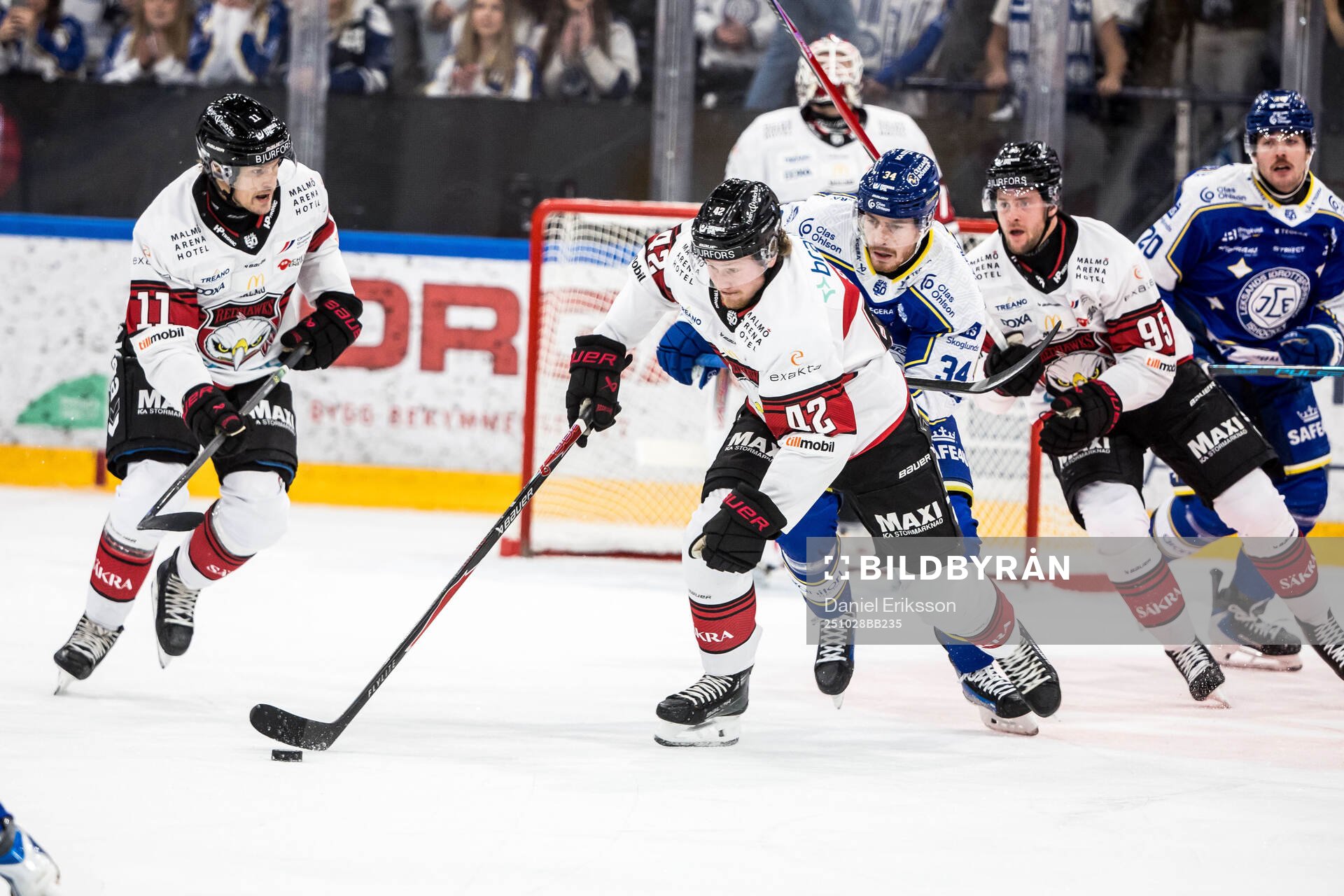 Malmö Redhawks Sebastian Wännström och Robin Salo och