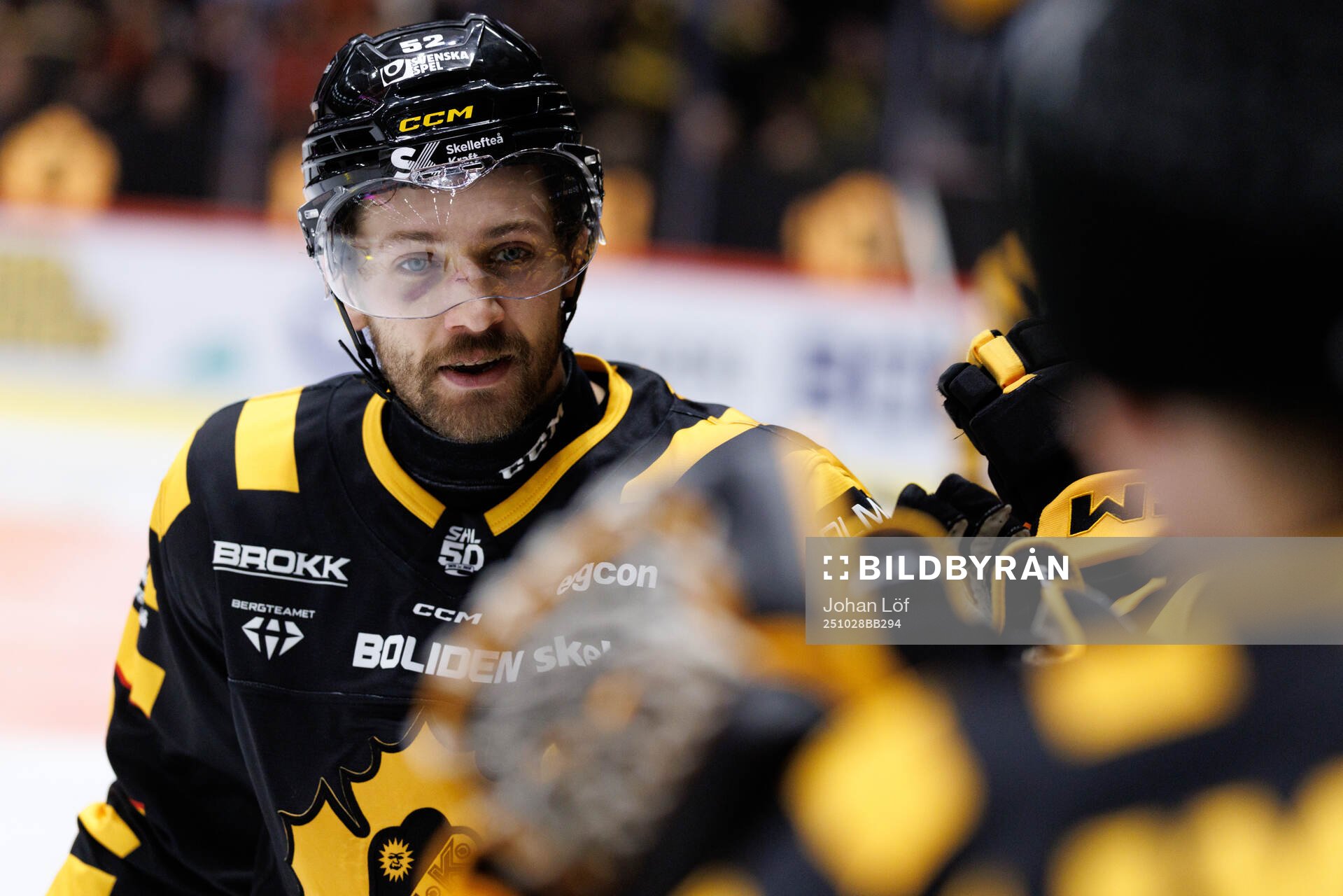 Skellefteås Arvid Lundberg jublar