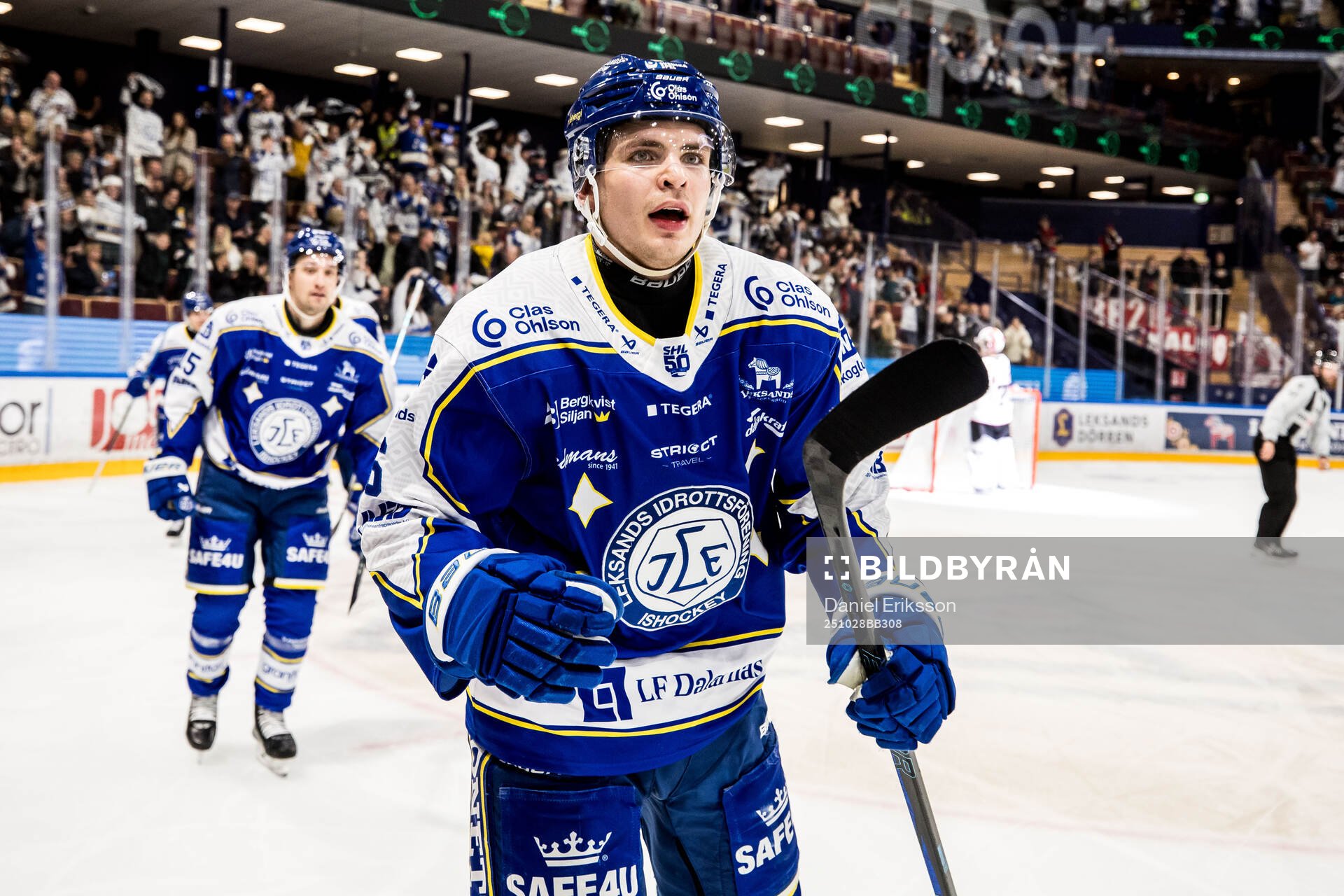 Leksands Alexander Lundqvist jublar