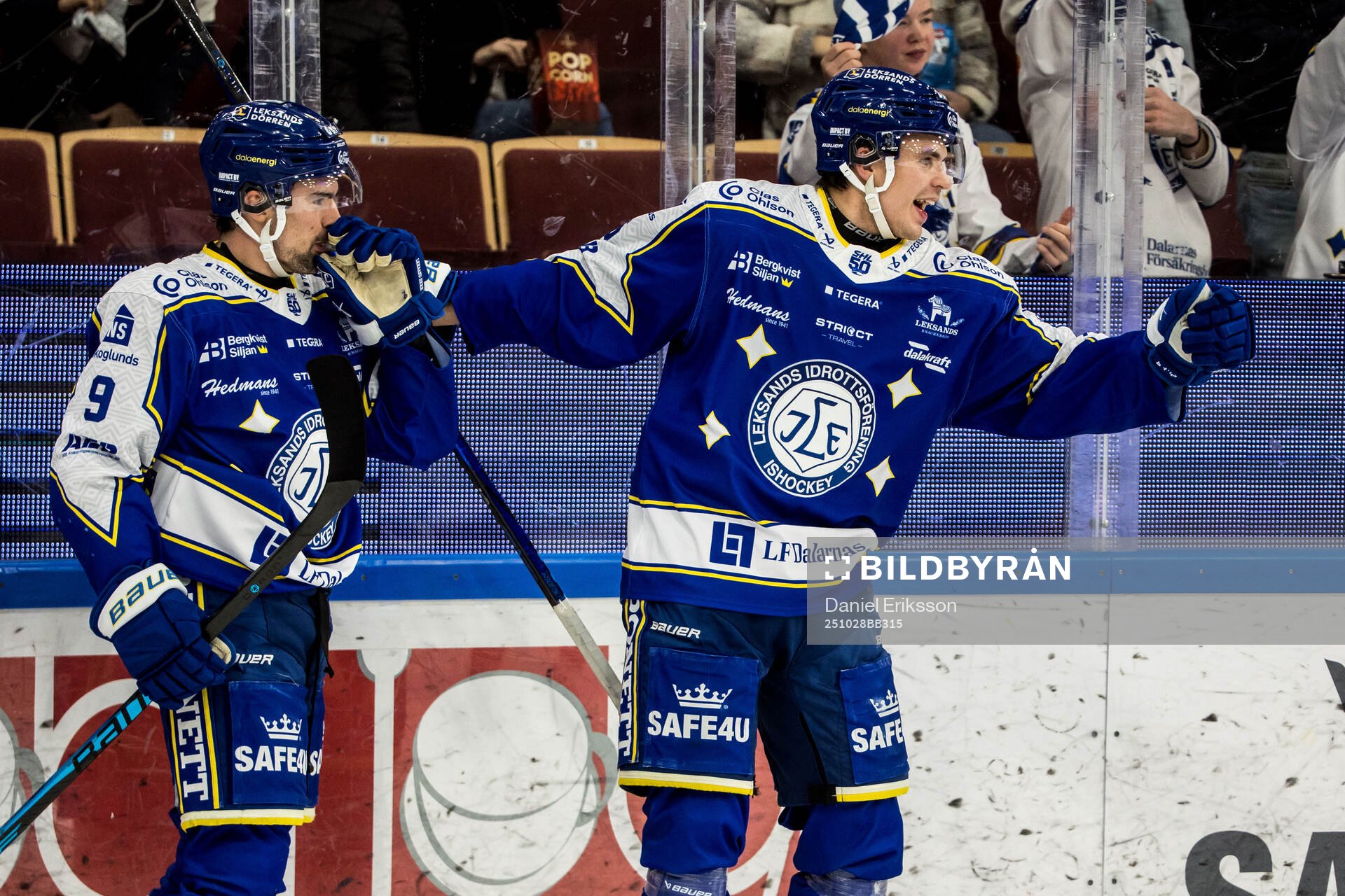 Leksands Alexander Lundqvist jublar
