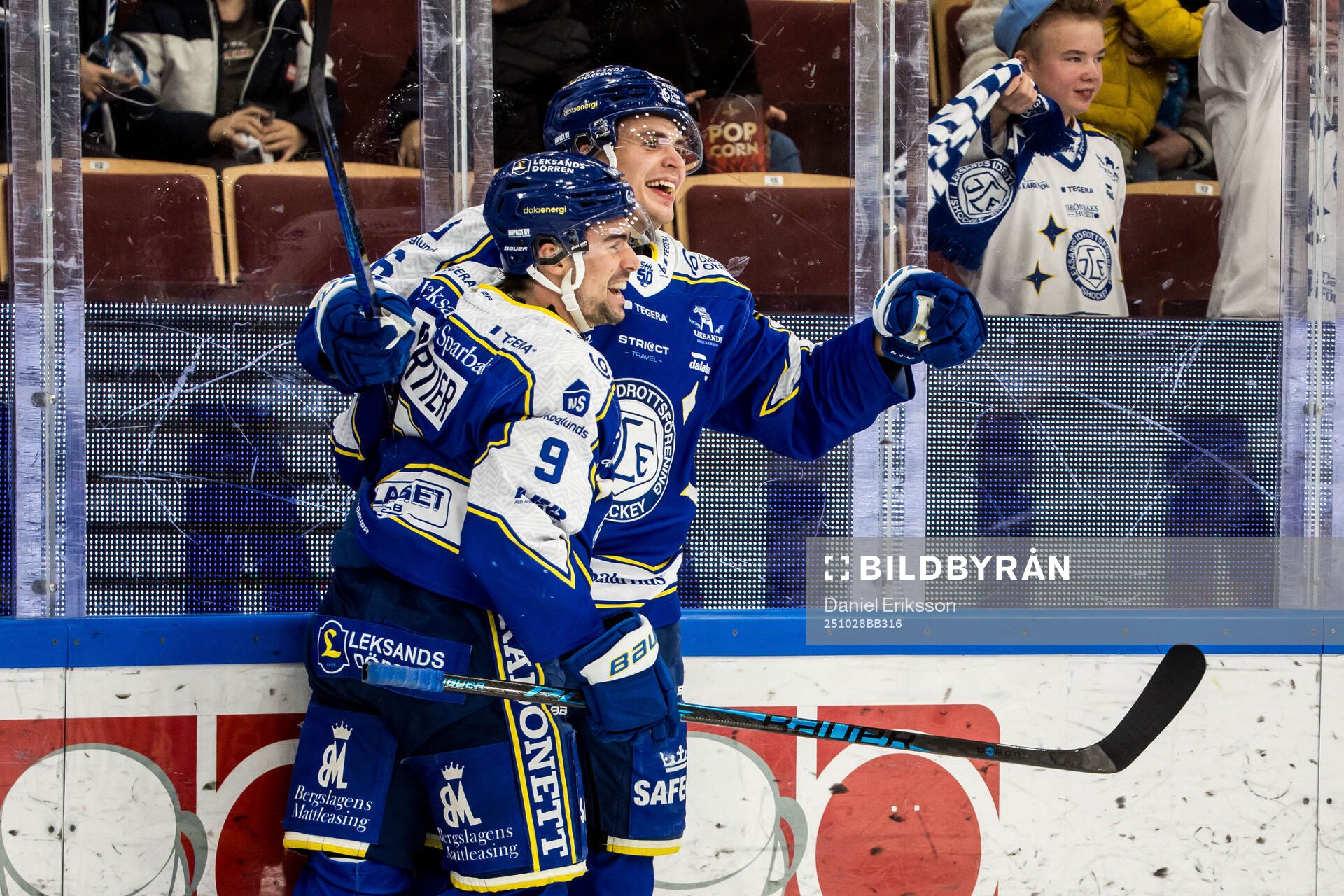 Leksands Alexander Lundqvist jublar