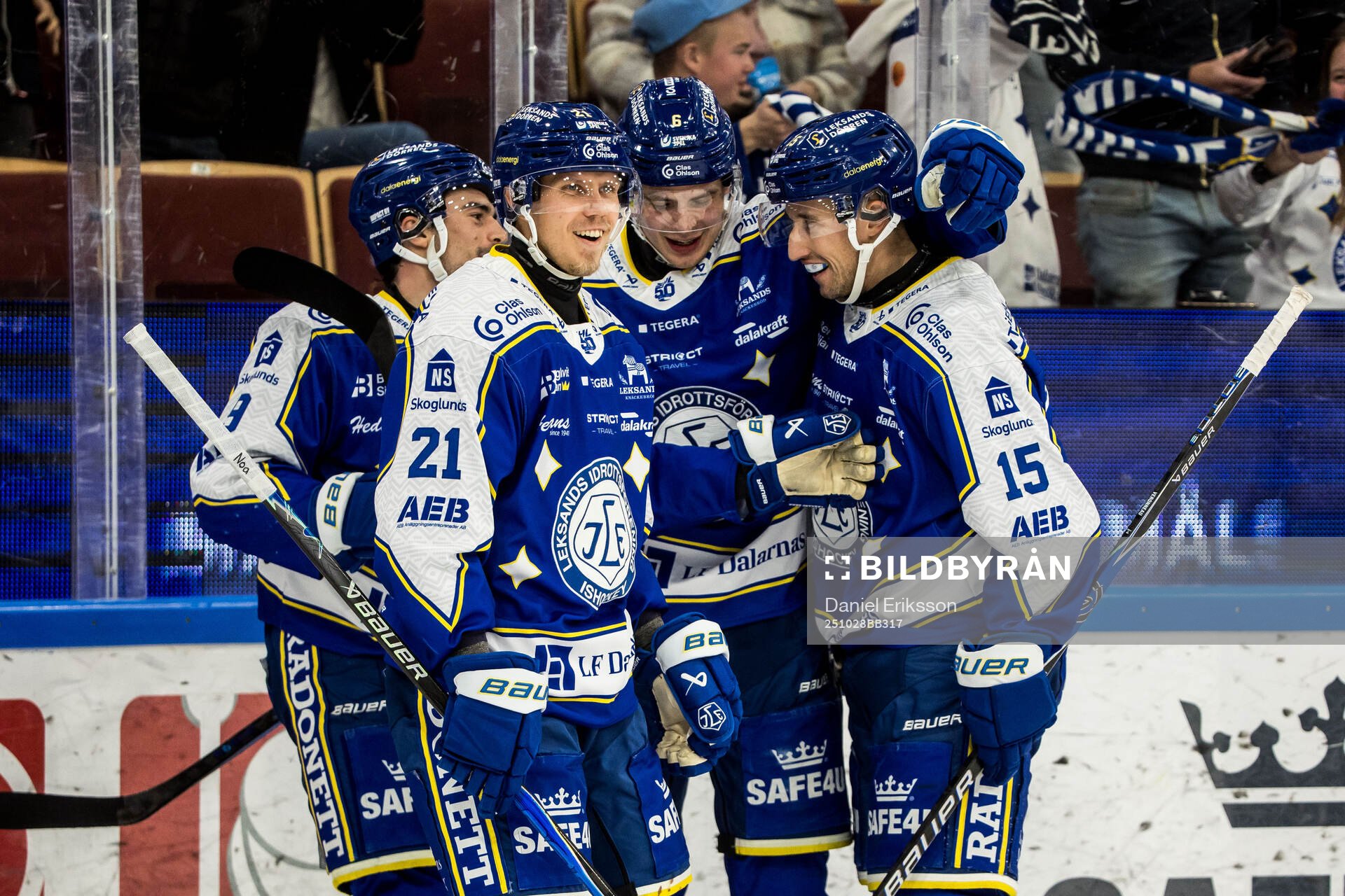 Leksands Alexander Lundqvist jublar