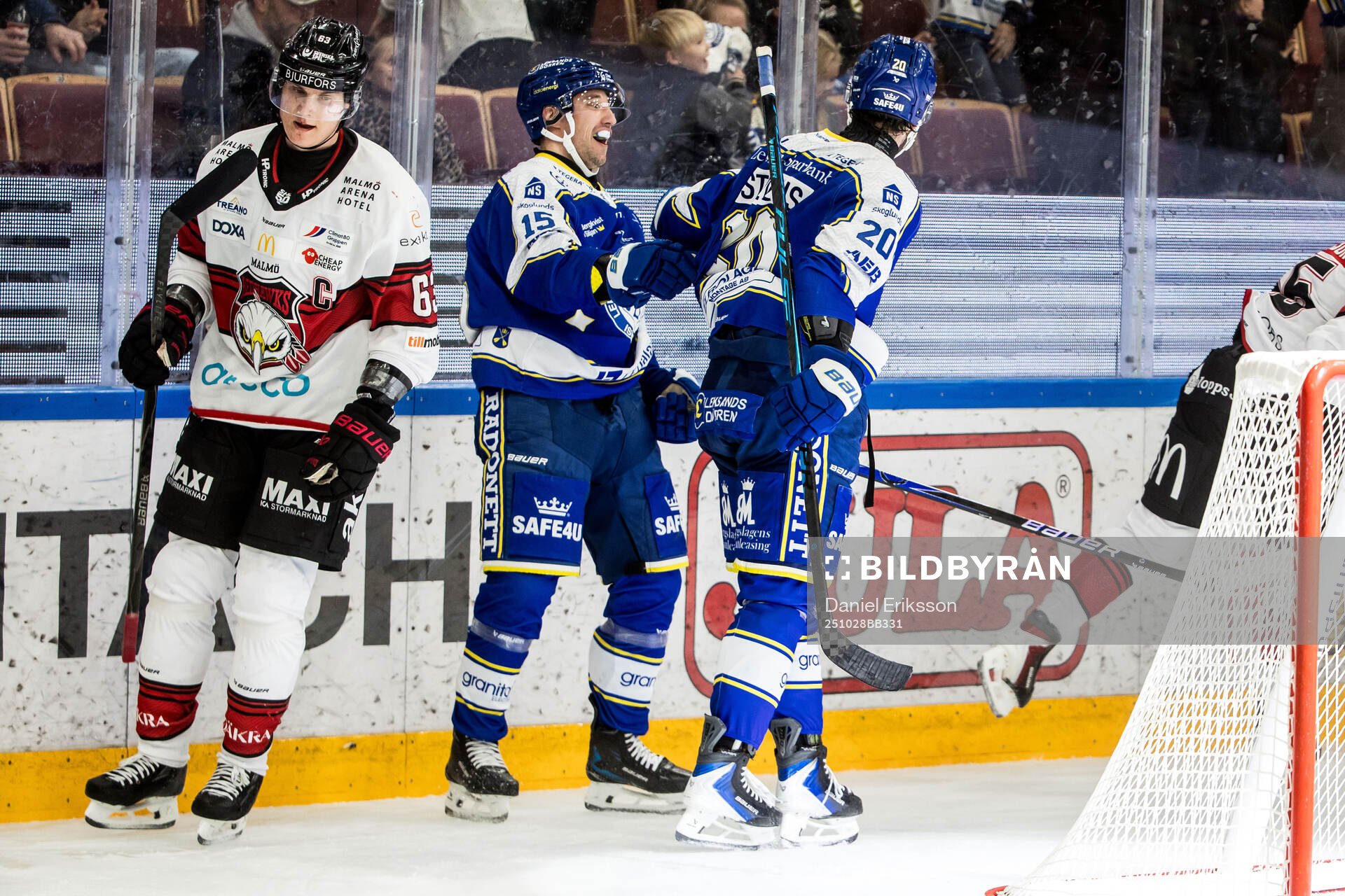 Malmö Redhawks Fredrik Händemark och Leksands Max