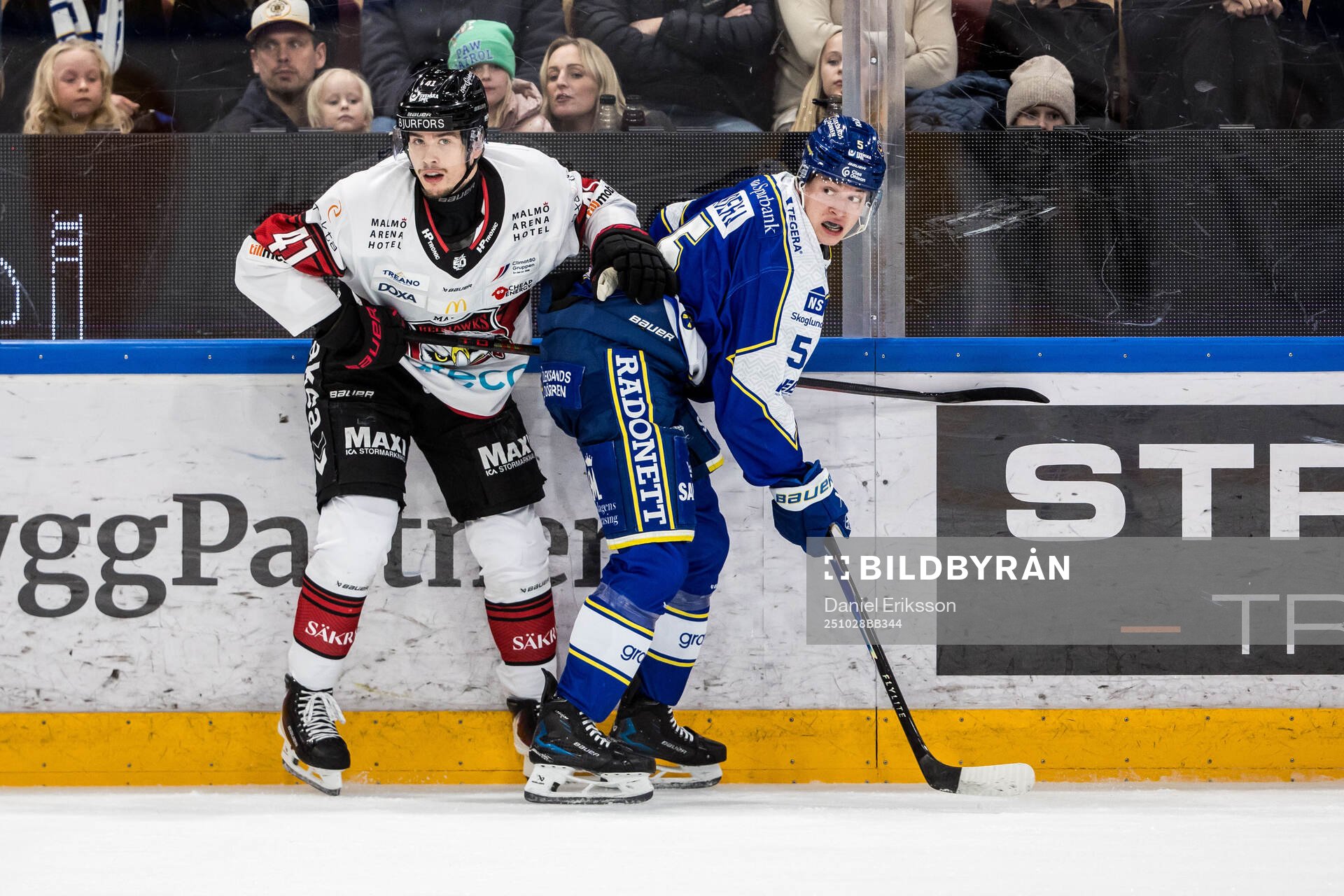 Malmö Redhawks Joseph Berger och Leksands Andro Kaderli