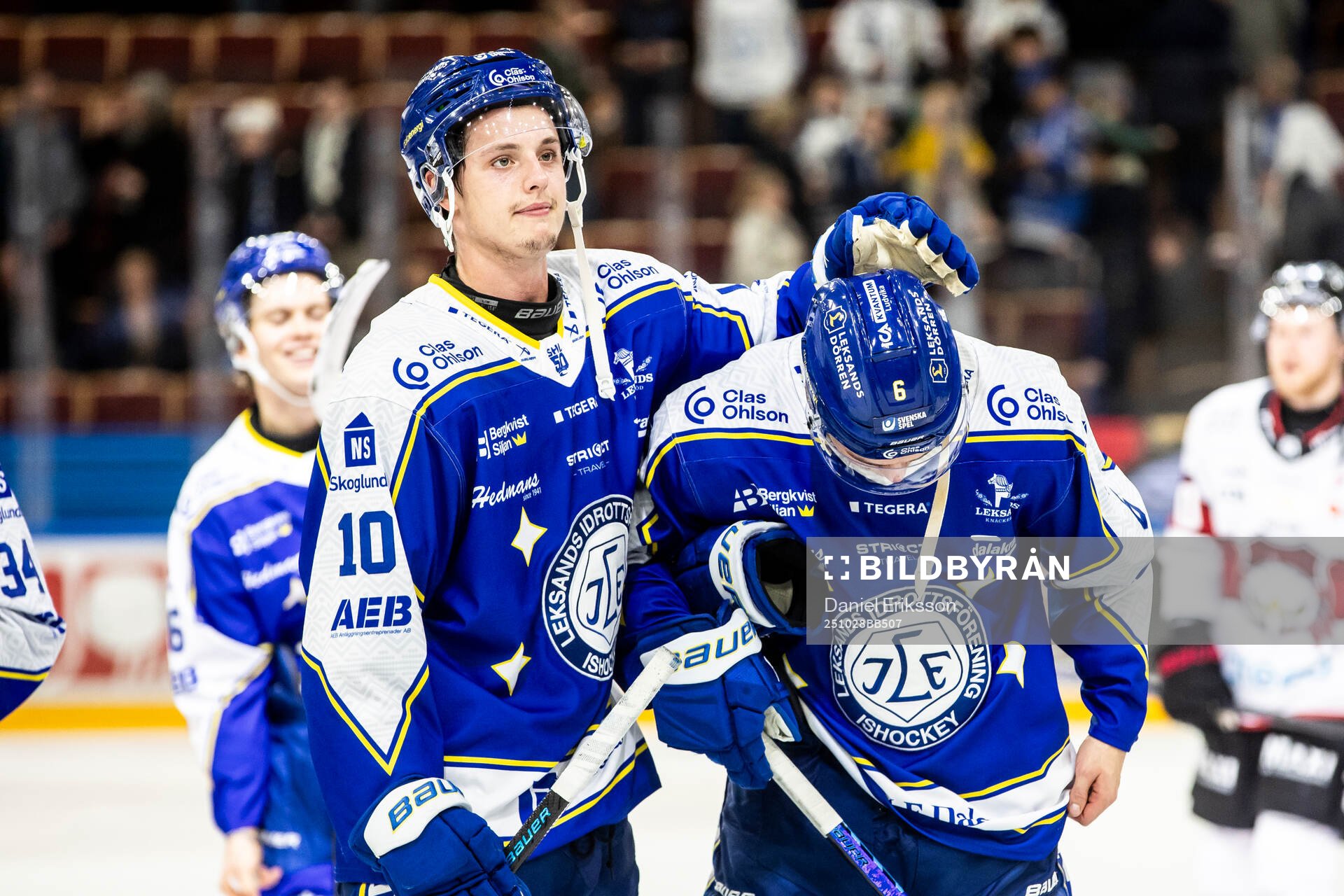 Leksands Anton Johansson jublar