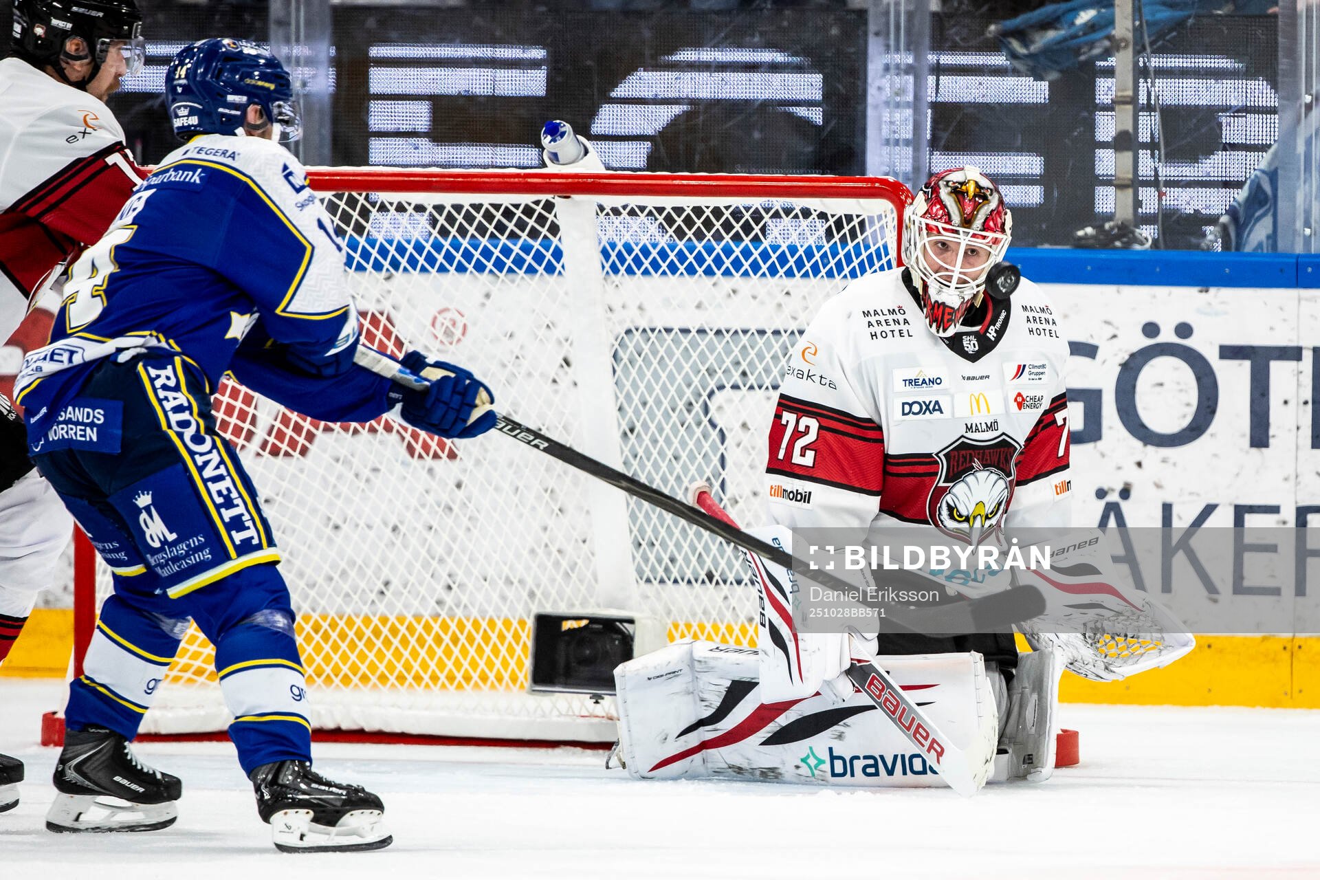 Malmö Redhawks målvakt Daniel Marmenlind