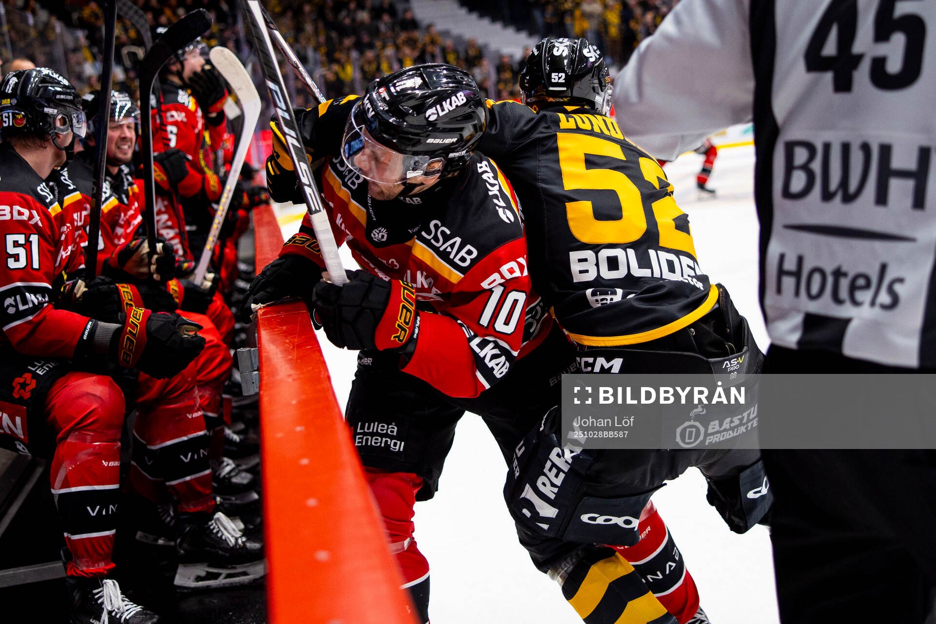 Luleås Einar Emanuelsson och Skellefteås Arvid Lundberg