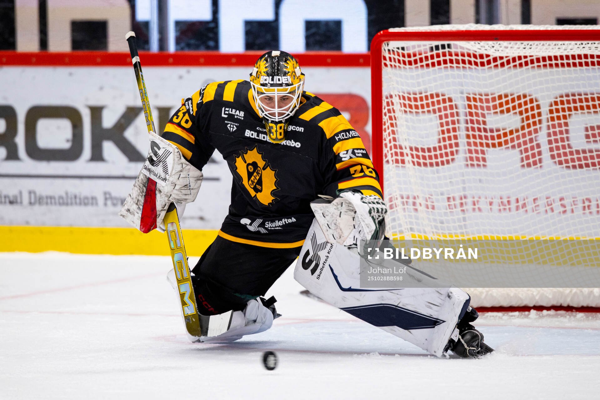 Skellefteås målvakt Strauss Mann