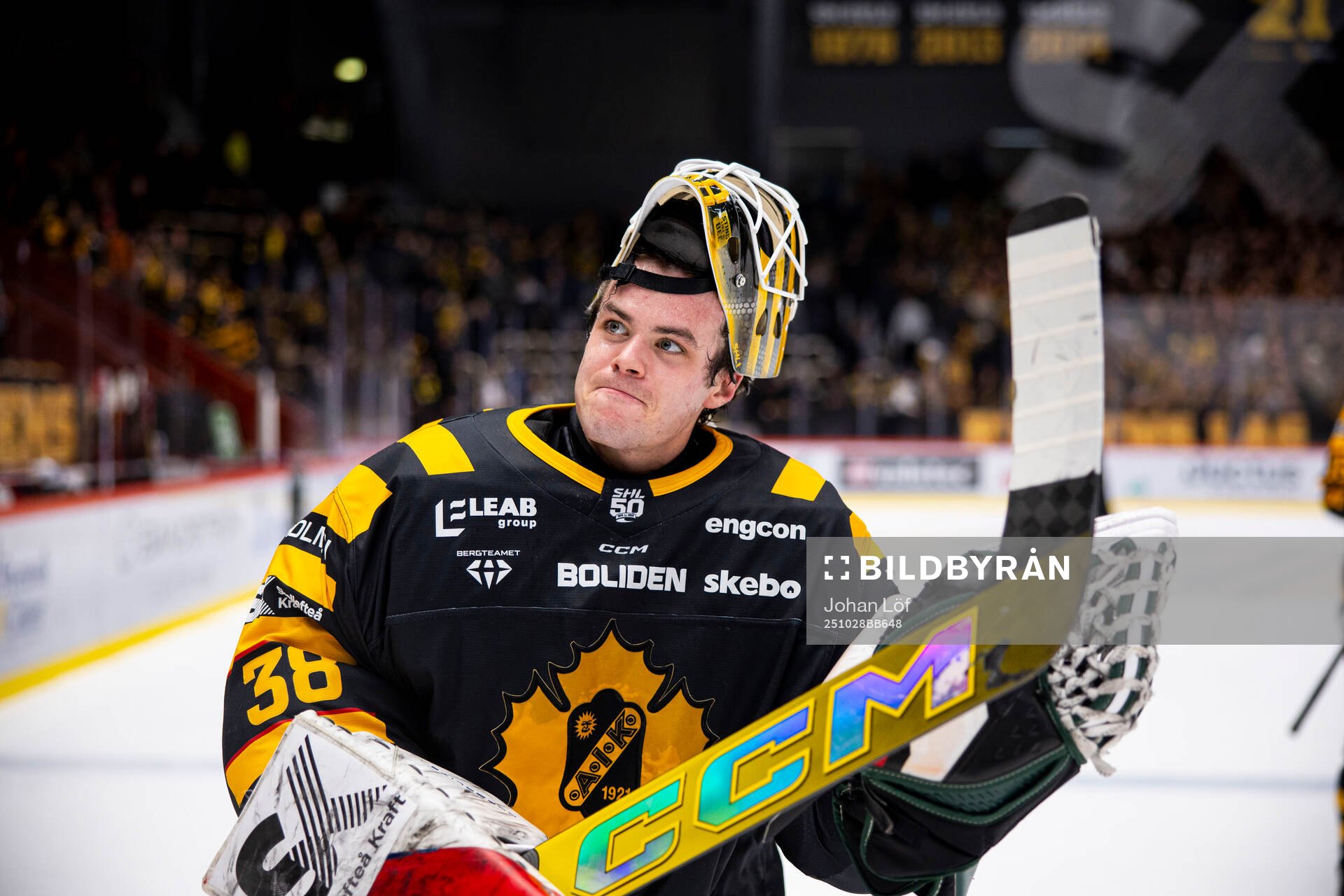 Skellefteås målvakt Strauss Mann