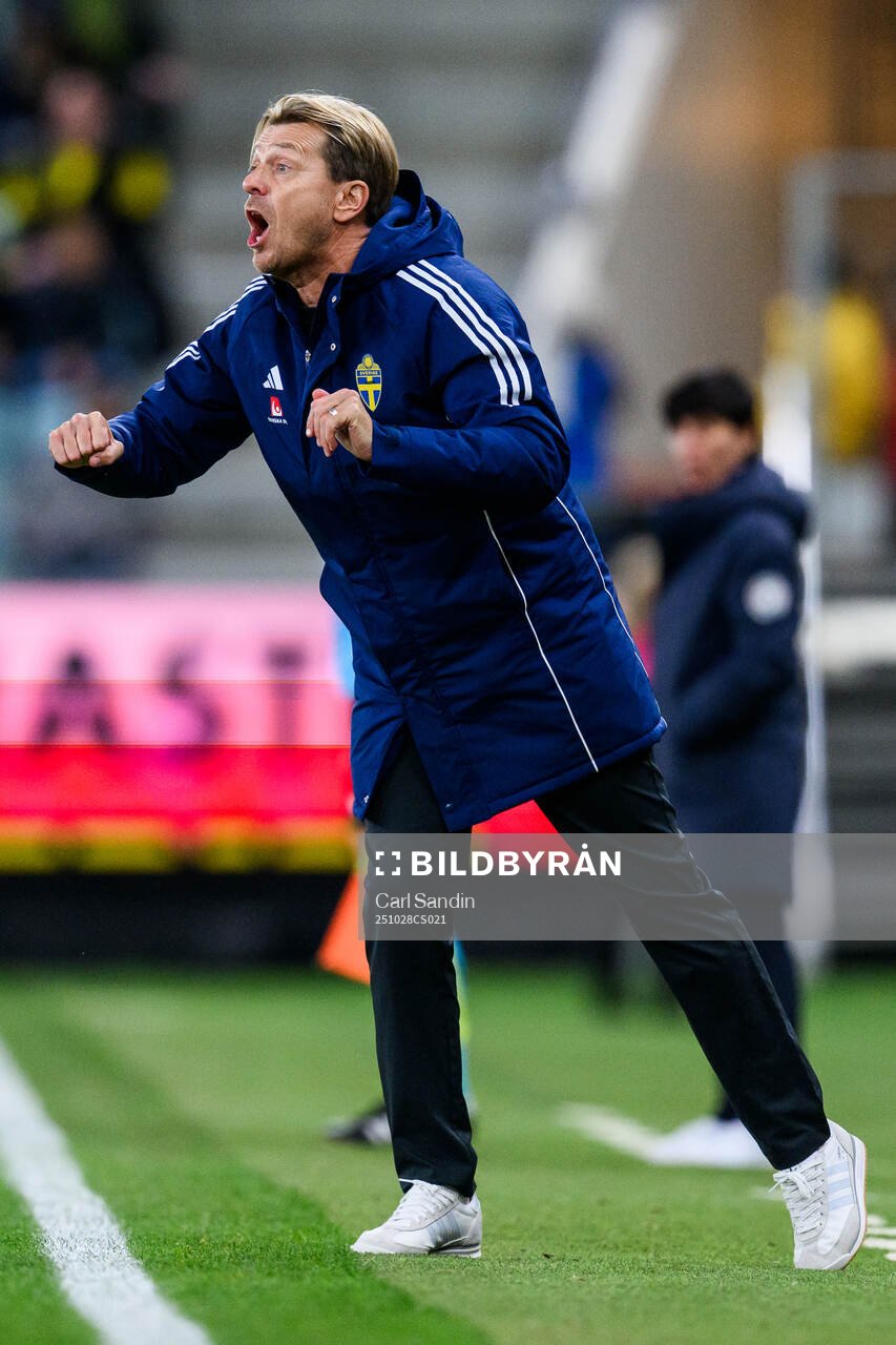 Head coach Tony Gustavsson of Sweden