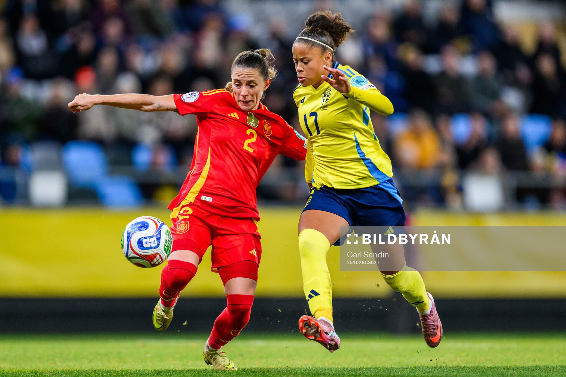 Ona Batlle of Spain and Felicia Schröder of Sweden