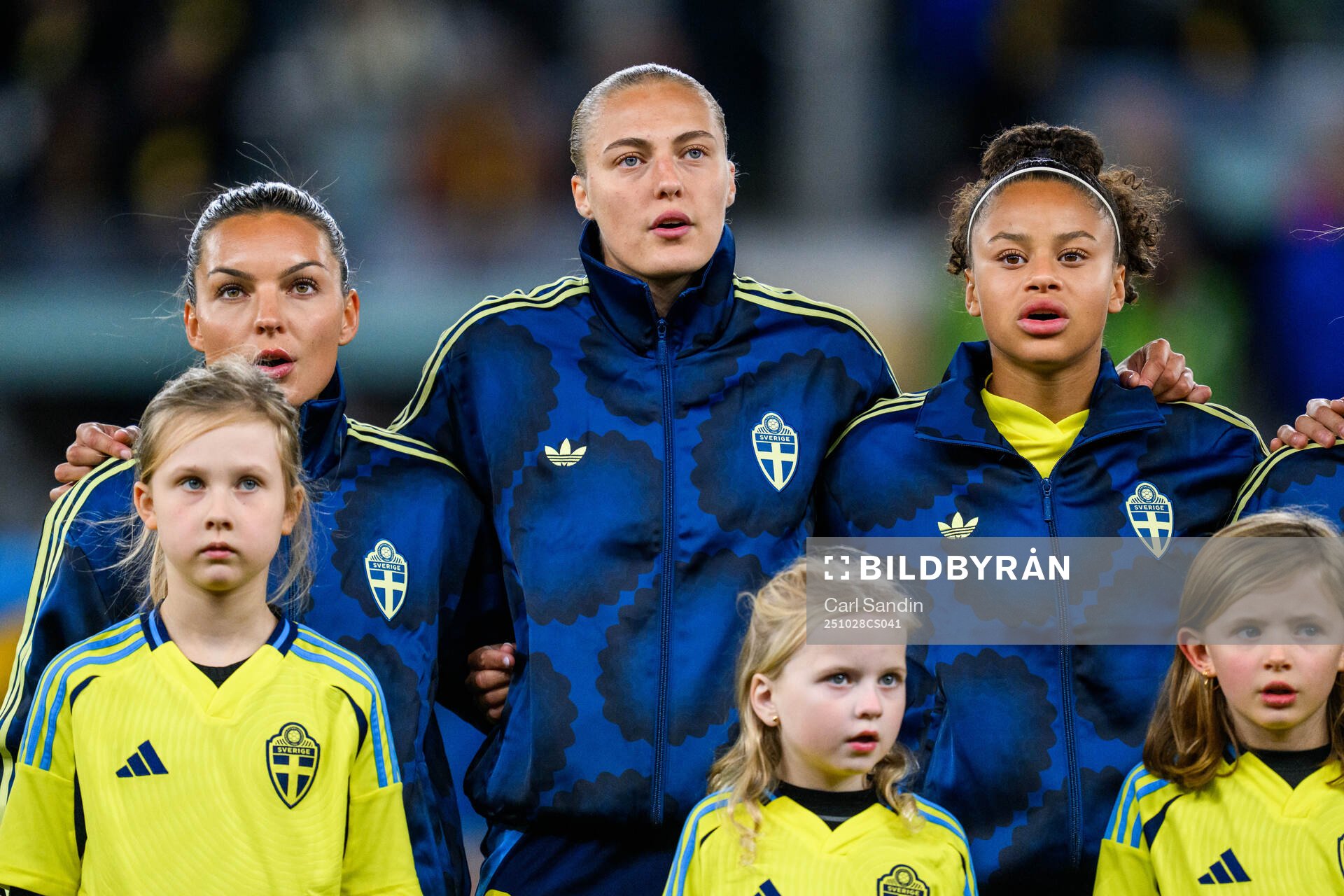 Johanna Rytting Kaneryd, Elma Junttila Nelhage and Felicia