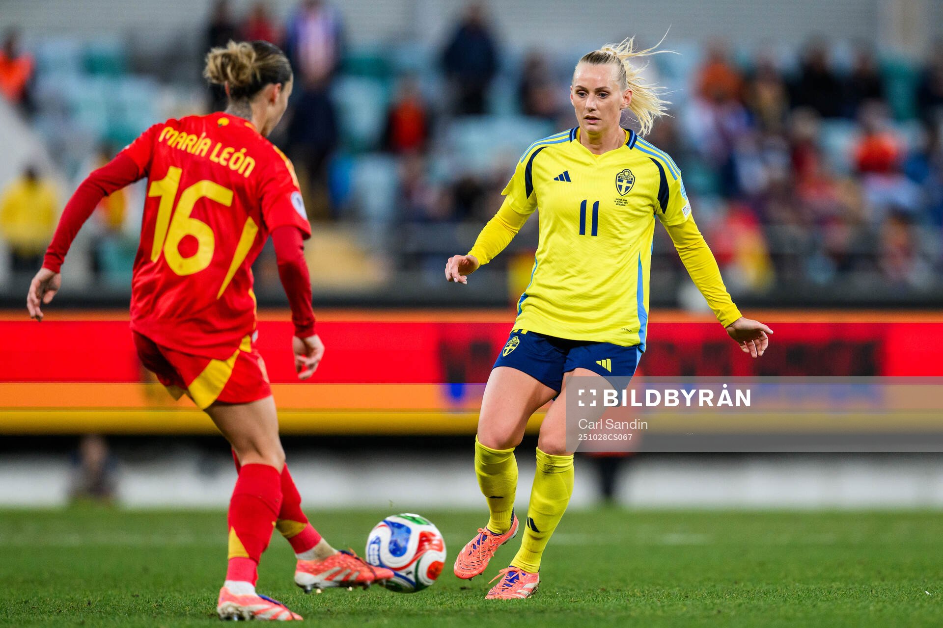 Stina Blackstenius of Sweden