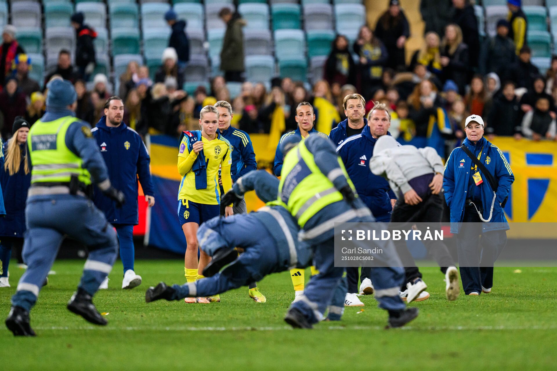 A pitch invader