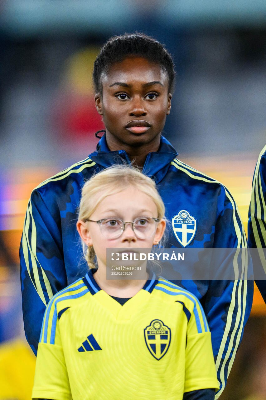 Monica Jusu Bah of Sweden at lineup