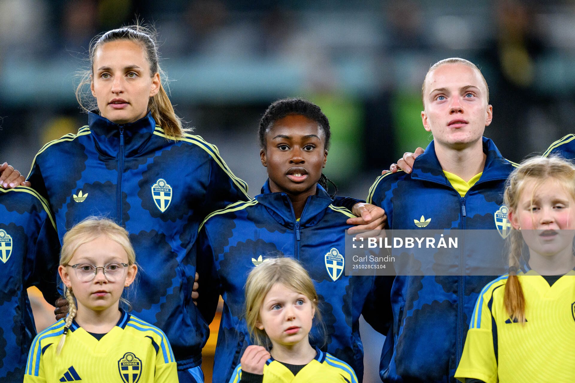 Nathalie Björn, Monica Jusu Bah and Anna Sandberg of