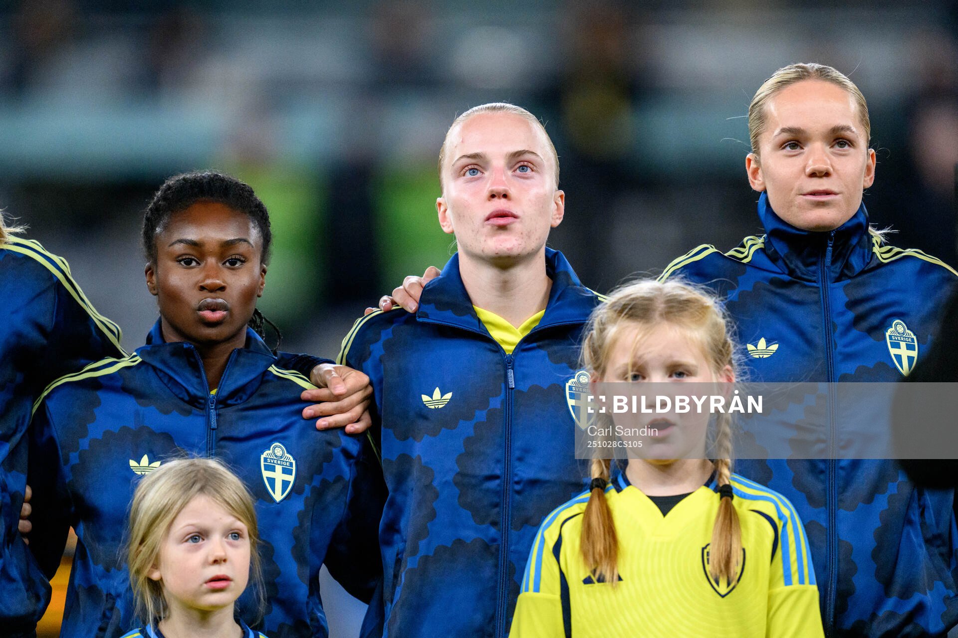 Monica Jusu Bah, Anna Sandberg and Hanna Lundkvist of