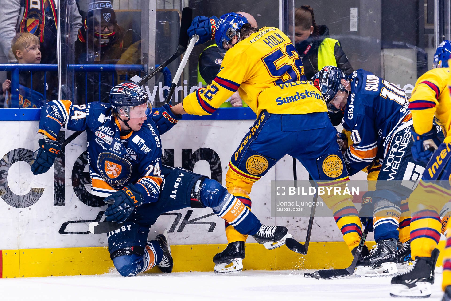 Växjös Karl Henriksson och Djurgårdens Philip Holm