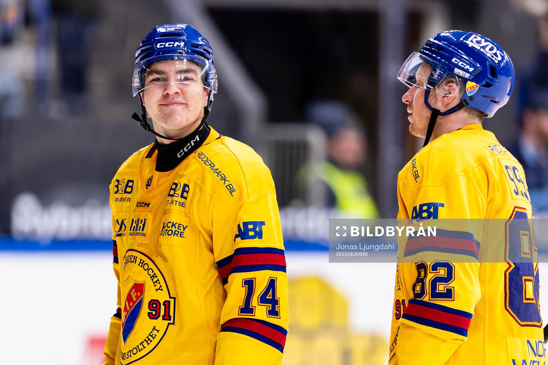 Djurgårdens Anton Frondell jublar