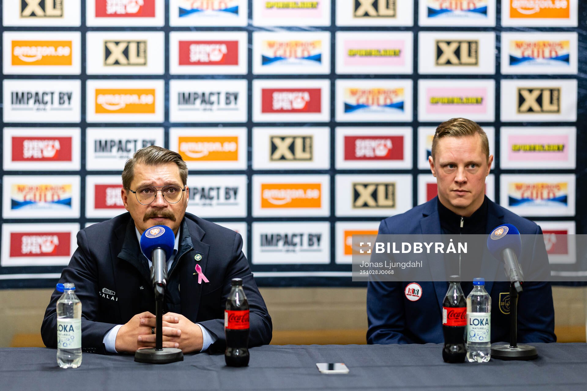 Växjös tränare Björn Hellkvist och Djurgårdens