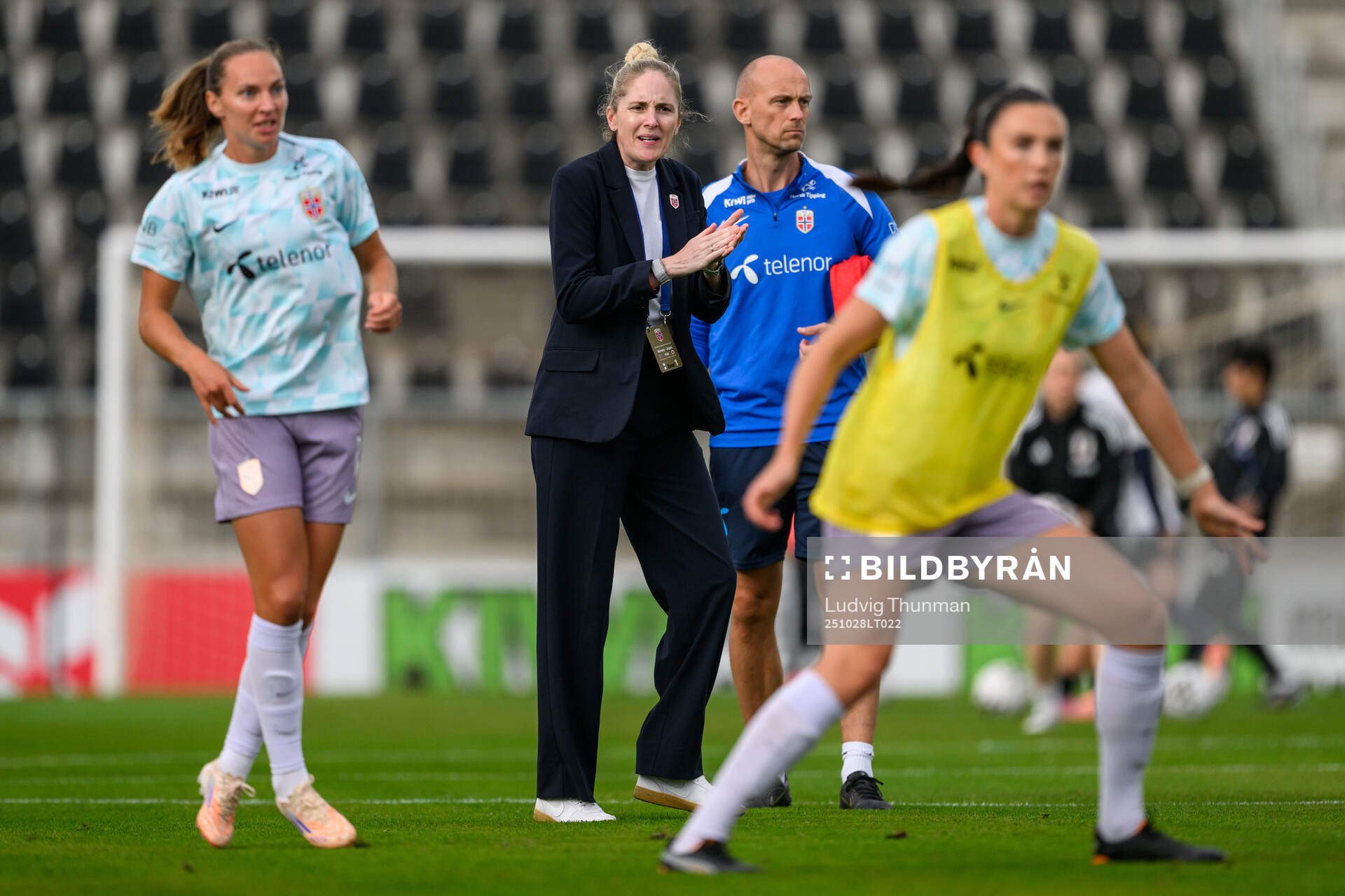 Head coach Gemma Grainger of Norway