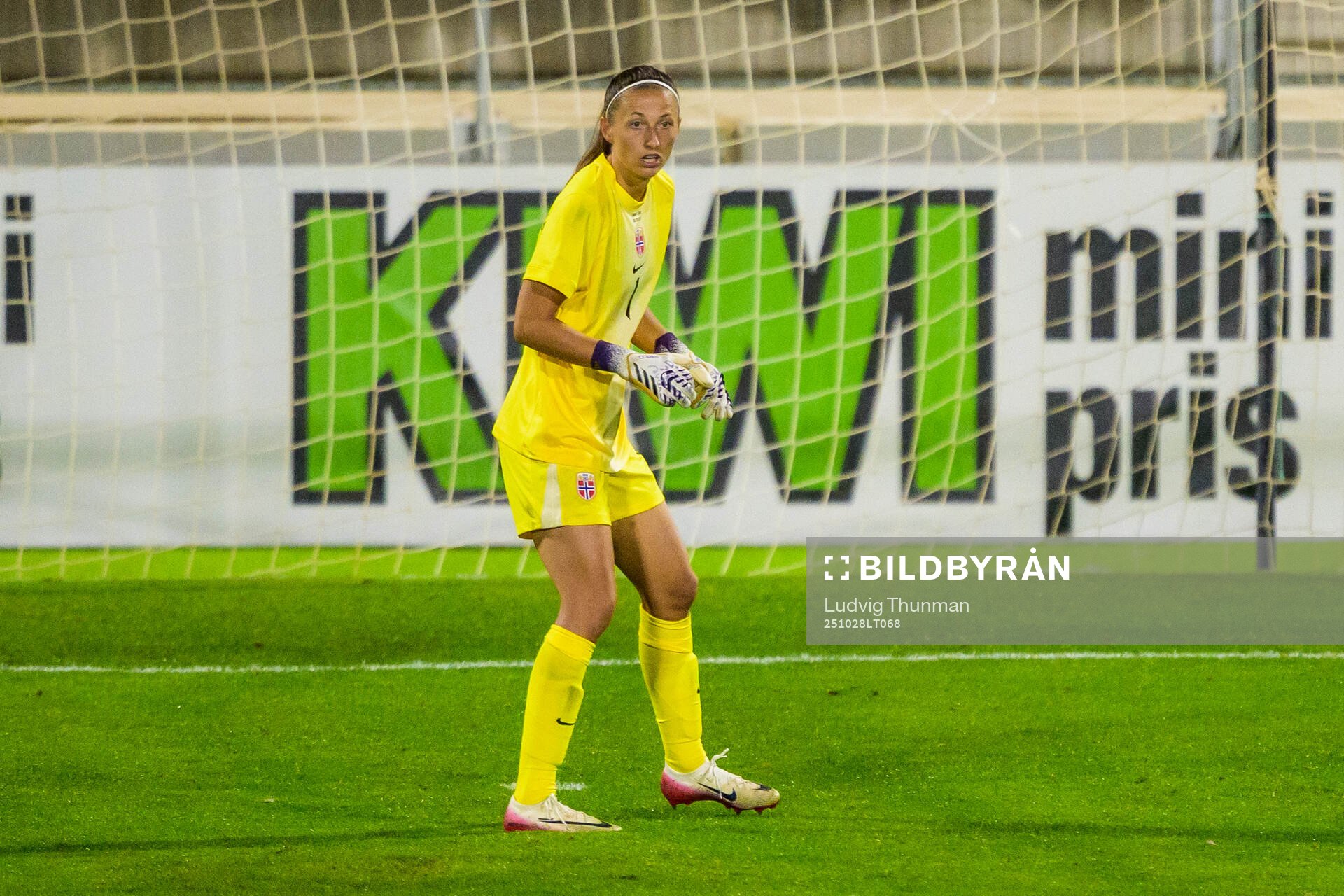 Goalkeeper Cecilie Hauståker Fiskerstrand